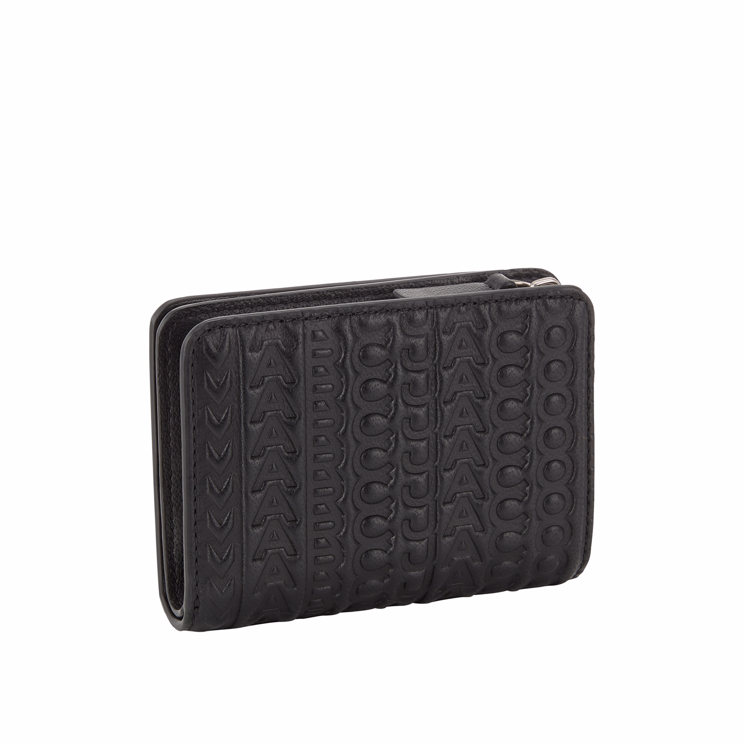 The Monogram Debossed J Marc Mini Compact Wallet