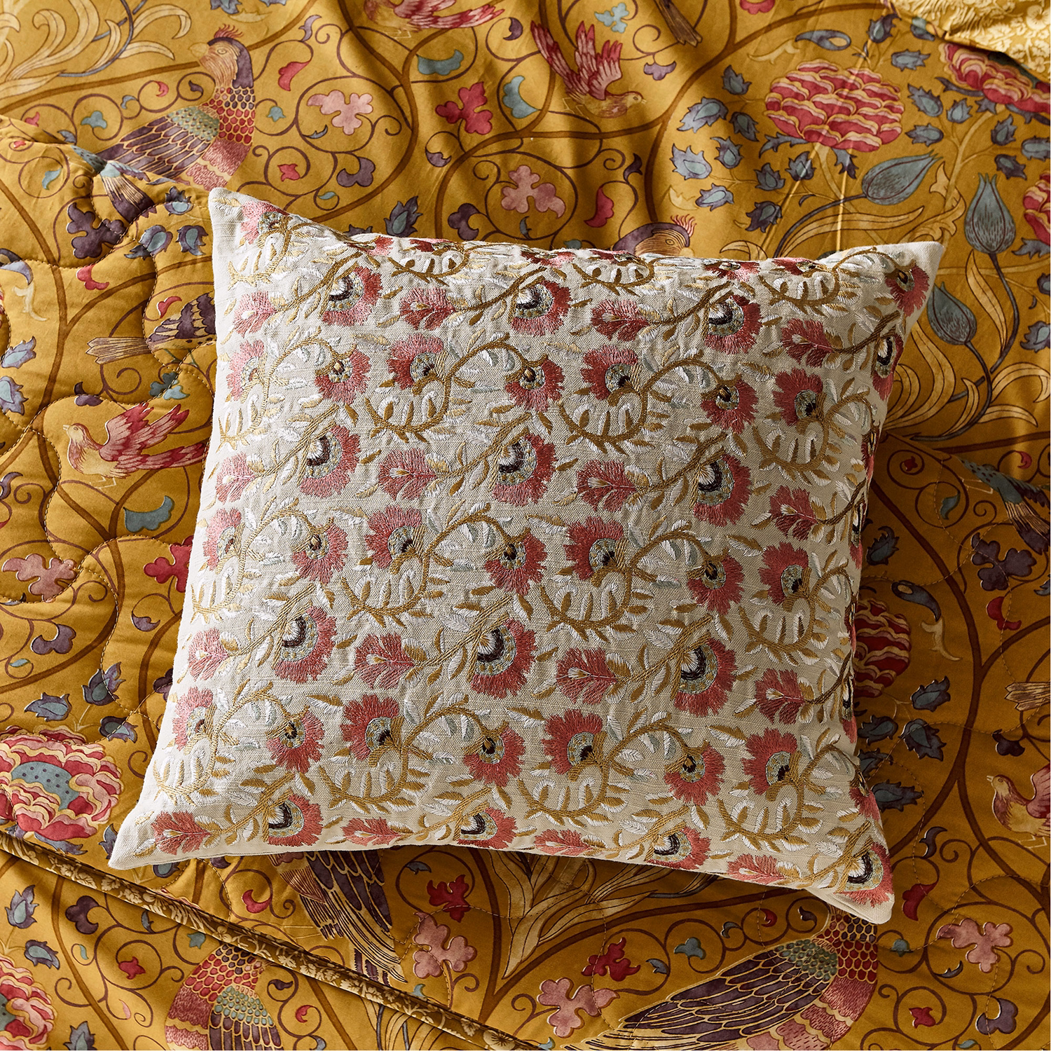 Seasons By May Cushion Saffron
