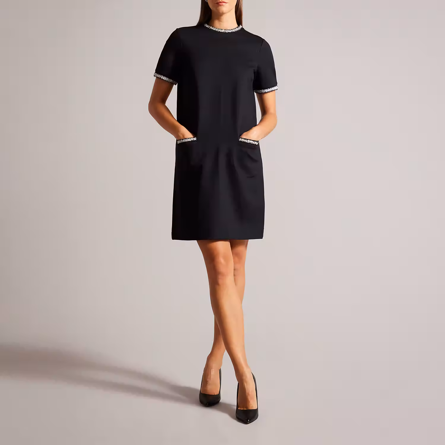 Rozlia Ponte Mini Dress