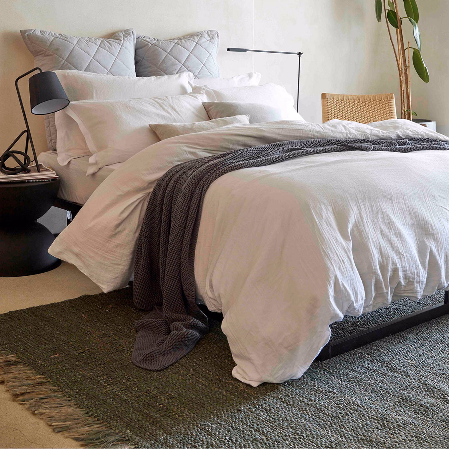 Organic Fitted Sheet White