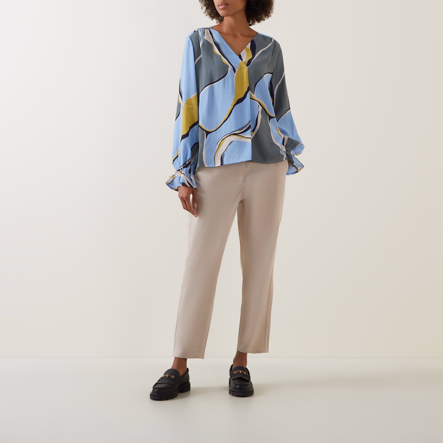 Dahlia Printed Blouse