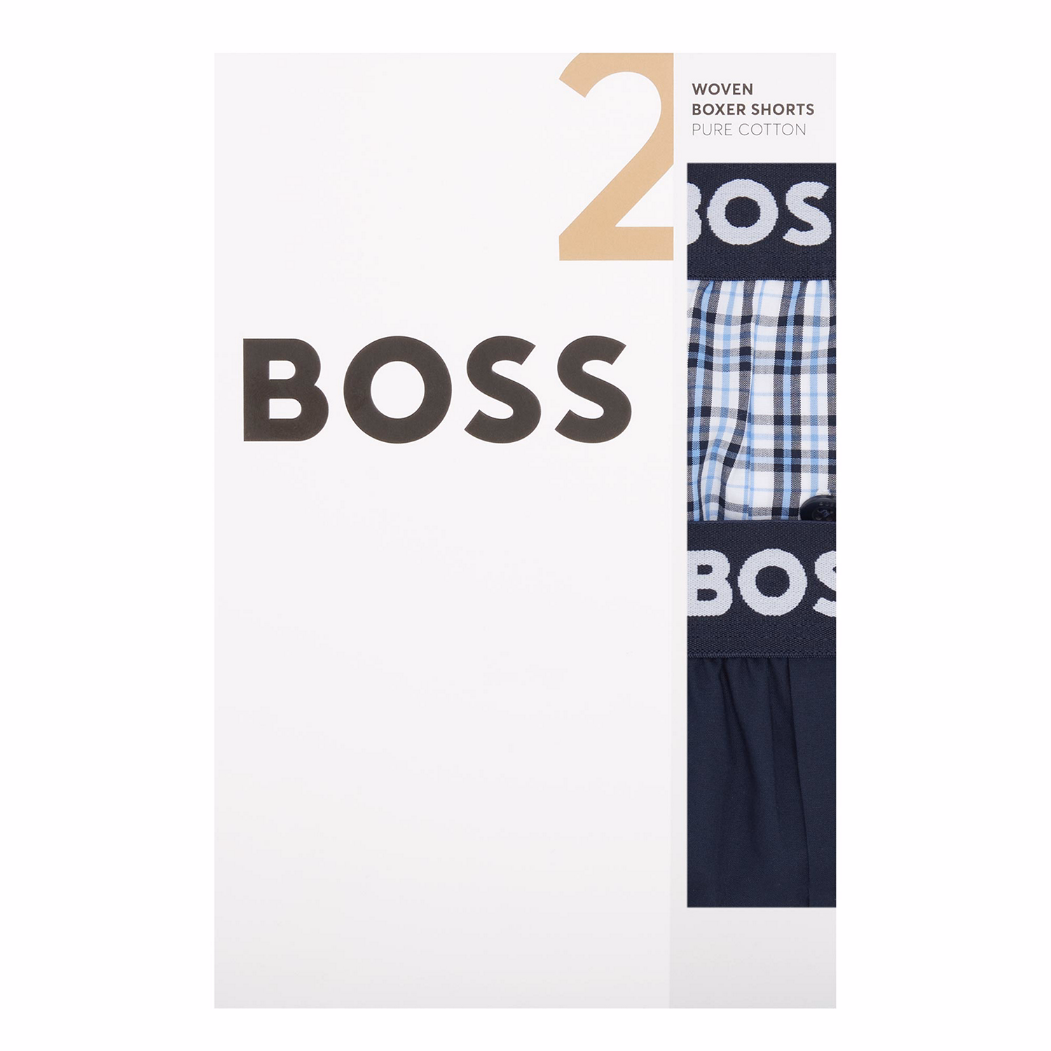 Two-Pack Woven Mixed Boxer Shorts