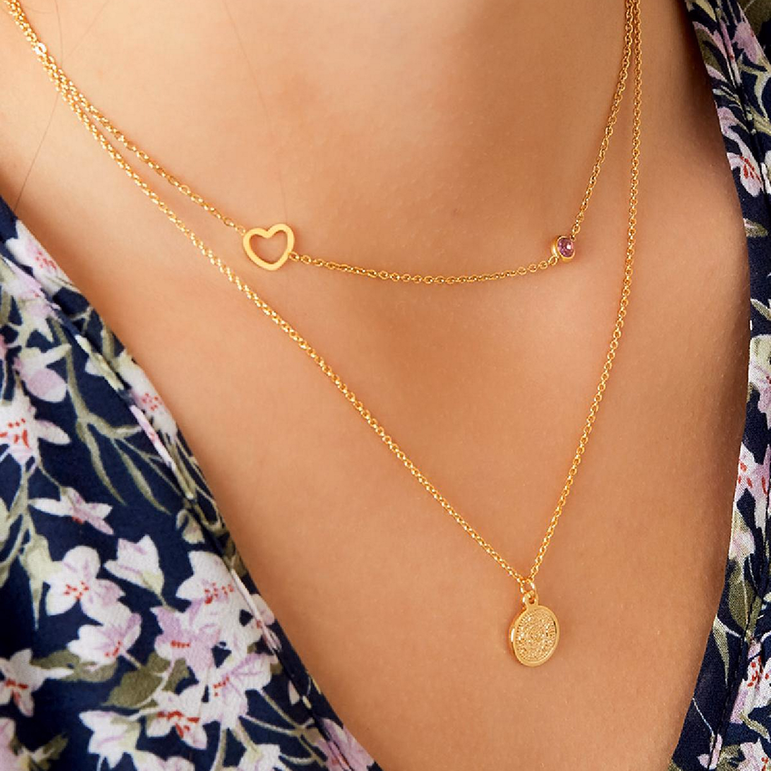 Birthstone Necklace October