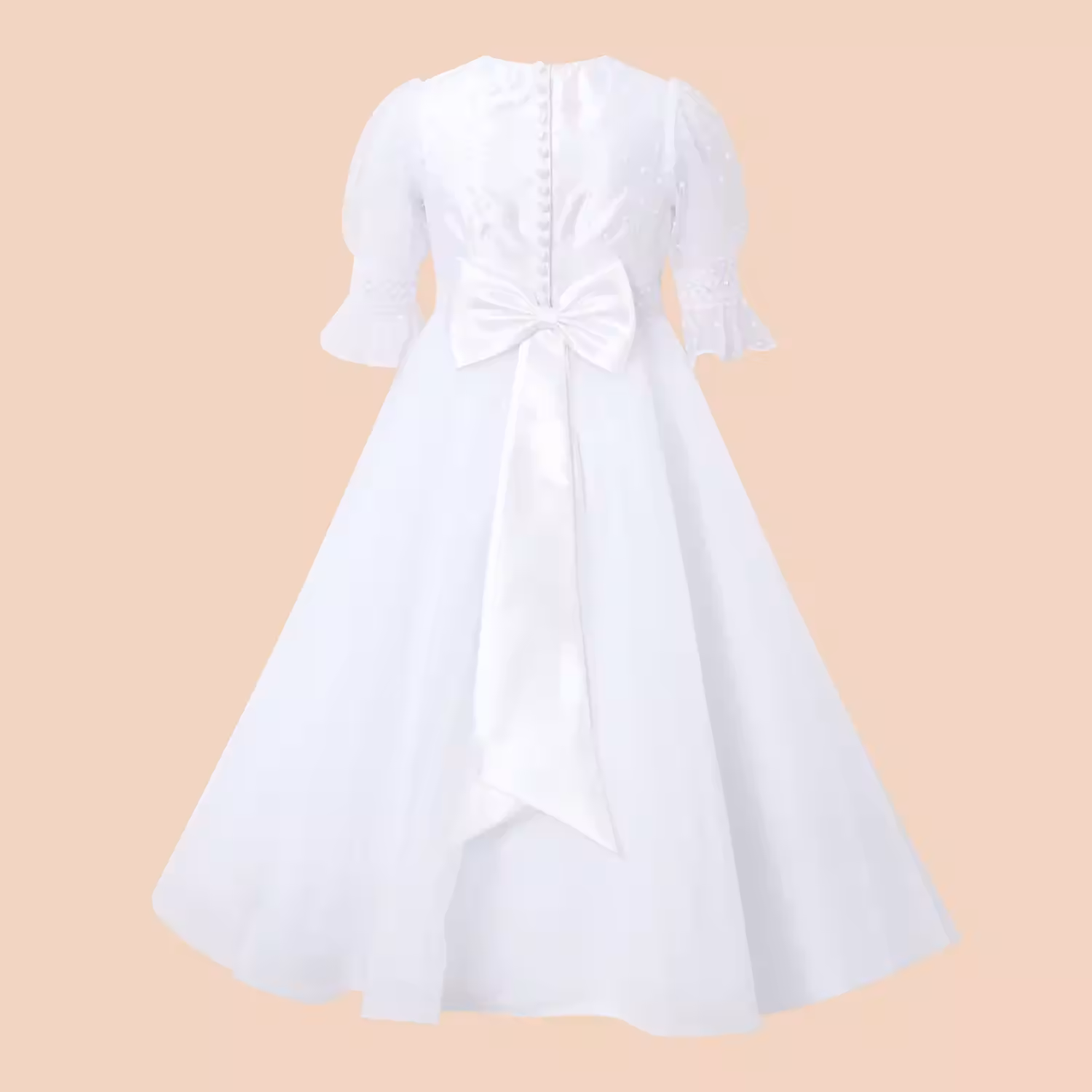 Polka-Dot Communion Dress