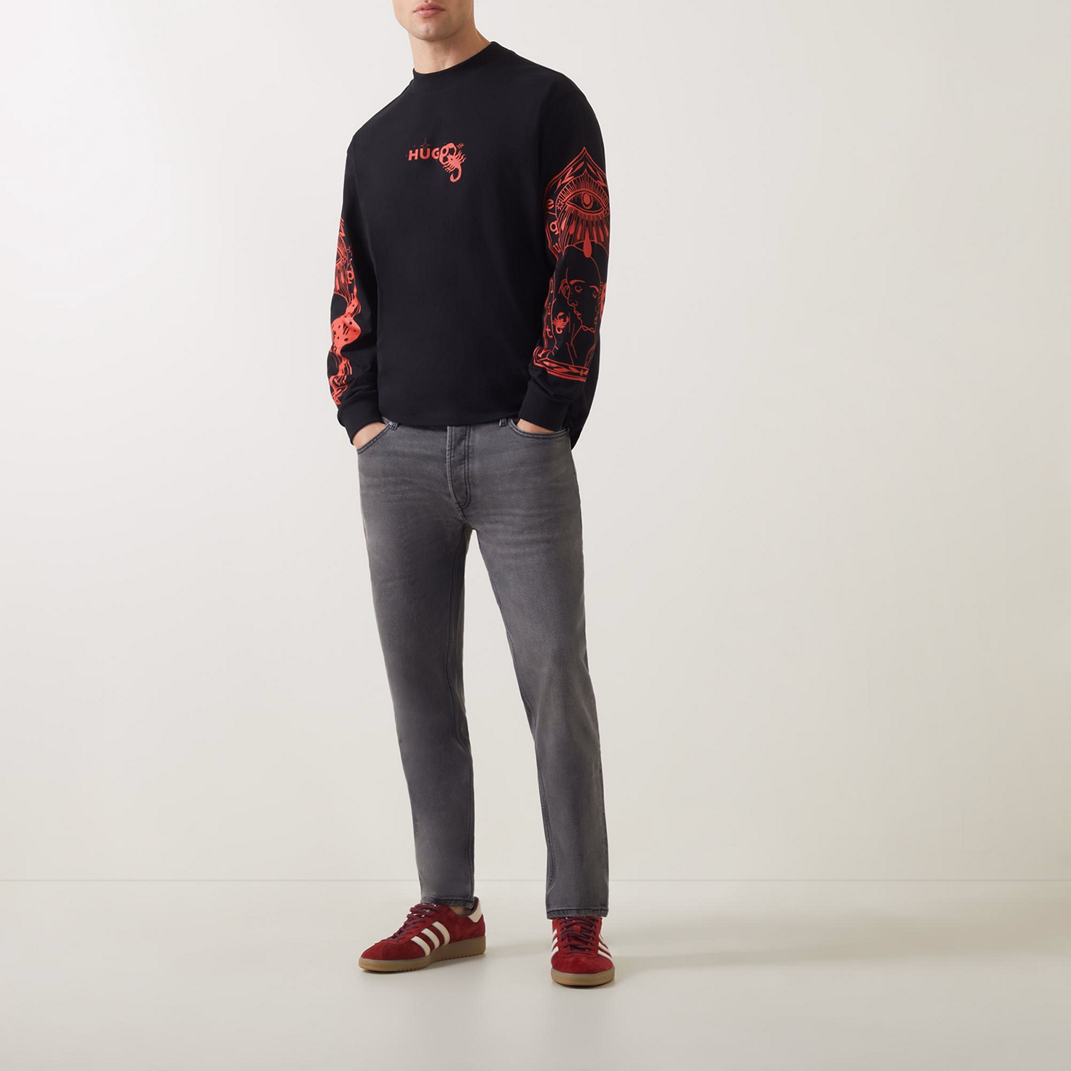 Hugo634 Mid Rise Slim Fit Jeans