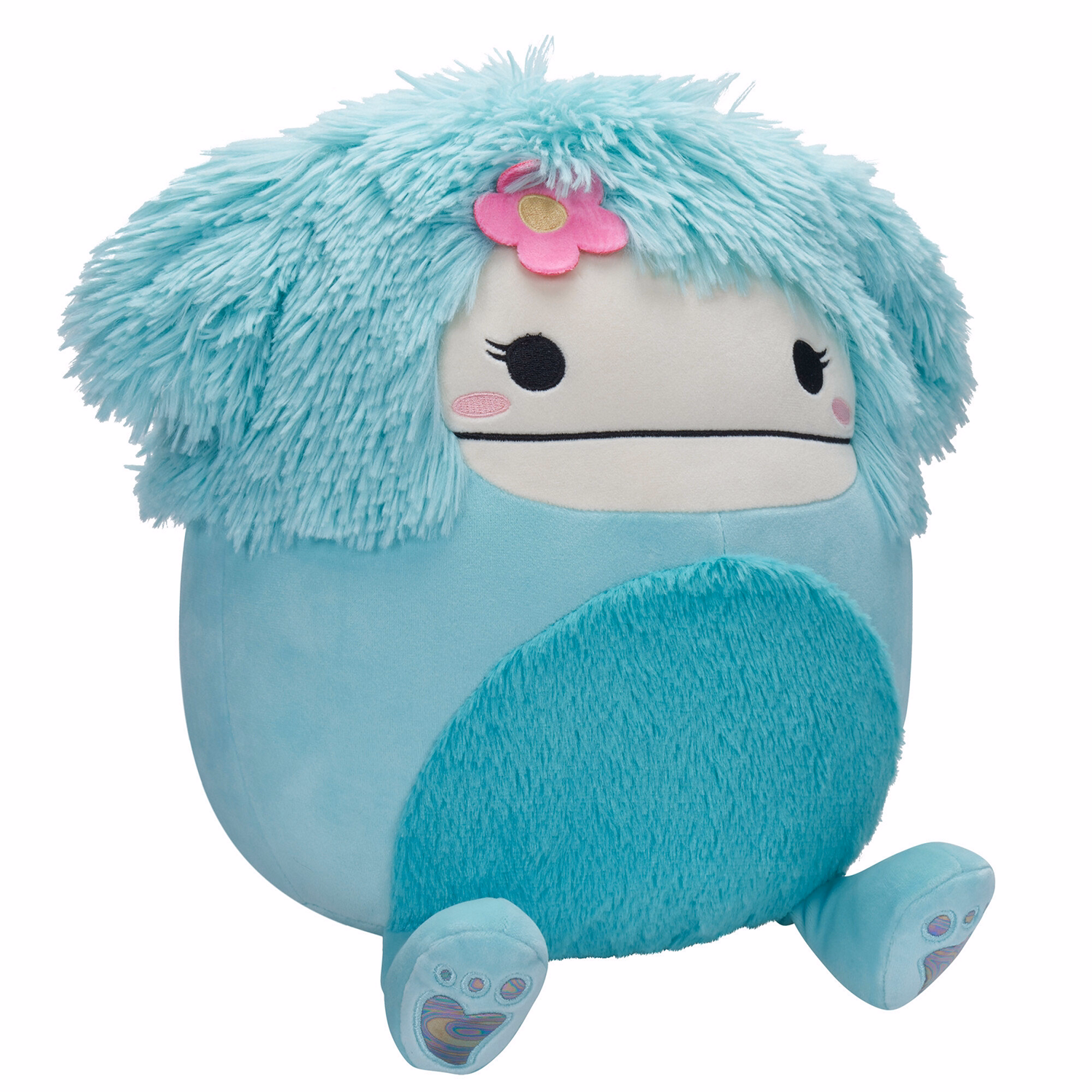 Joelle Teal Bigfoot With Flower Pin 30cm