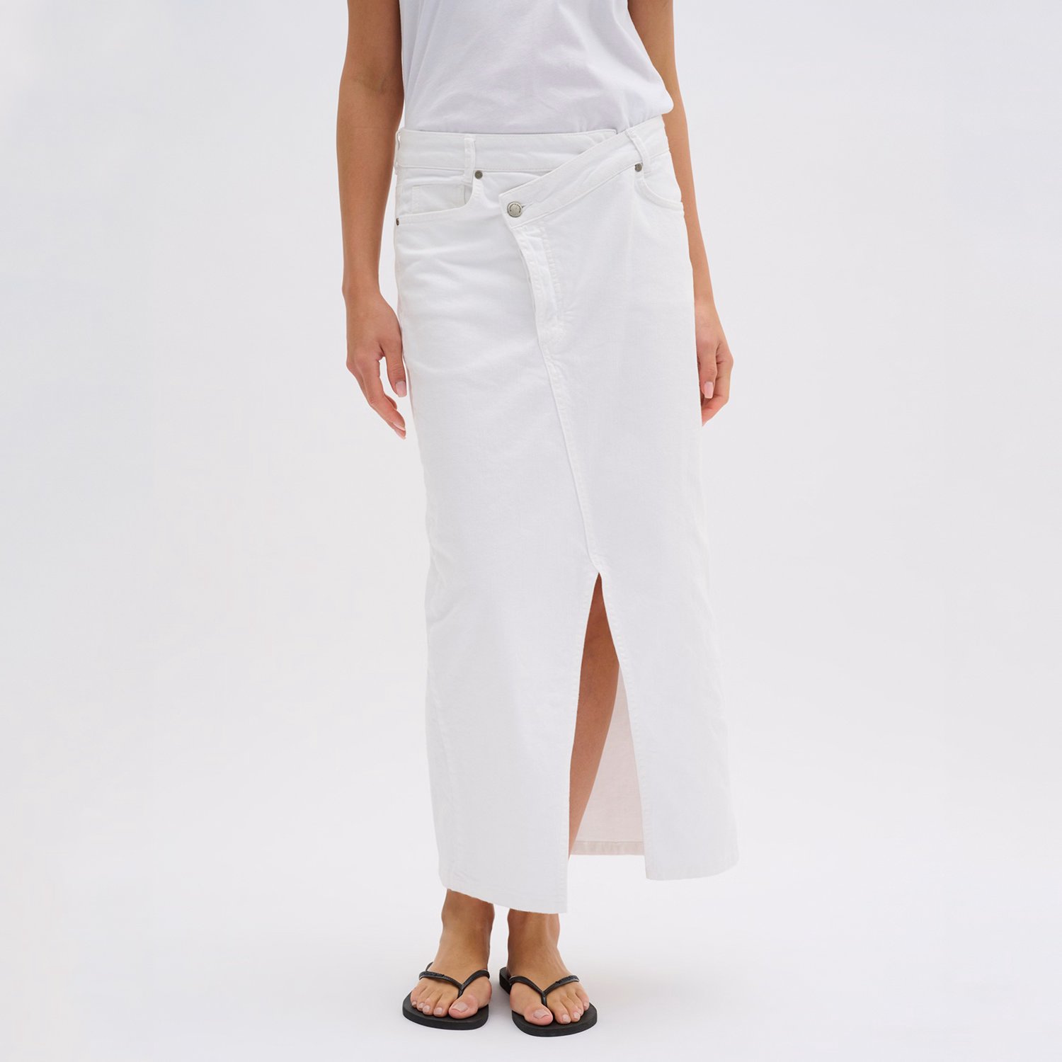 Tempa Denim Wrap Skirt