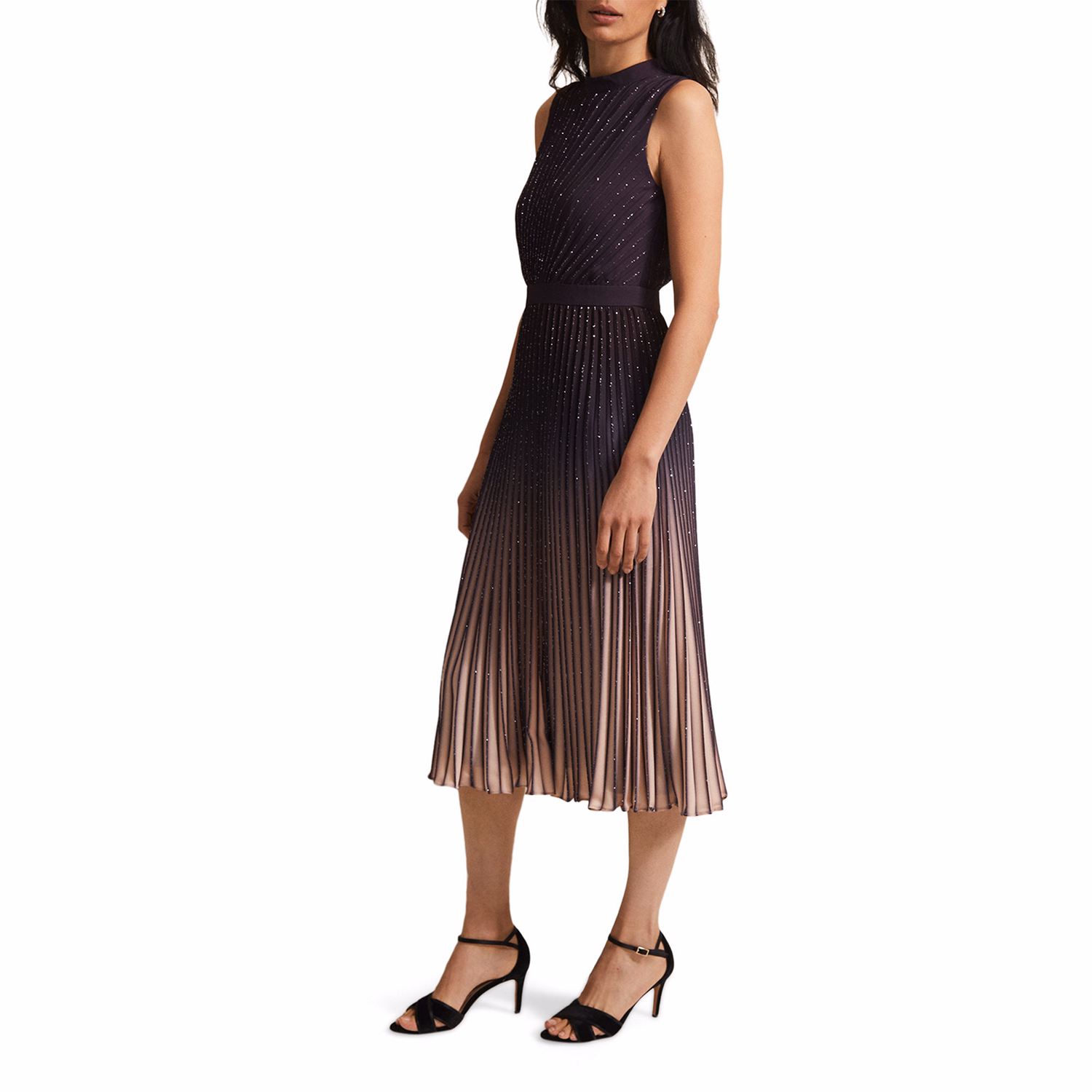 Estella Ombré Pleated Dress