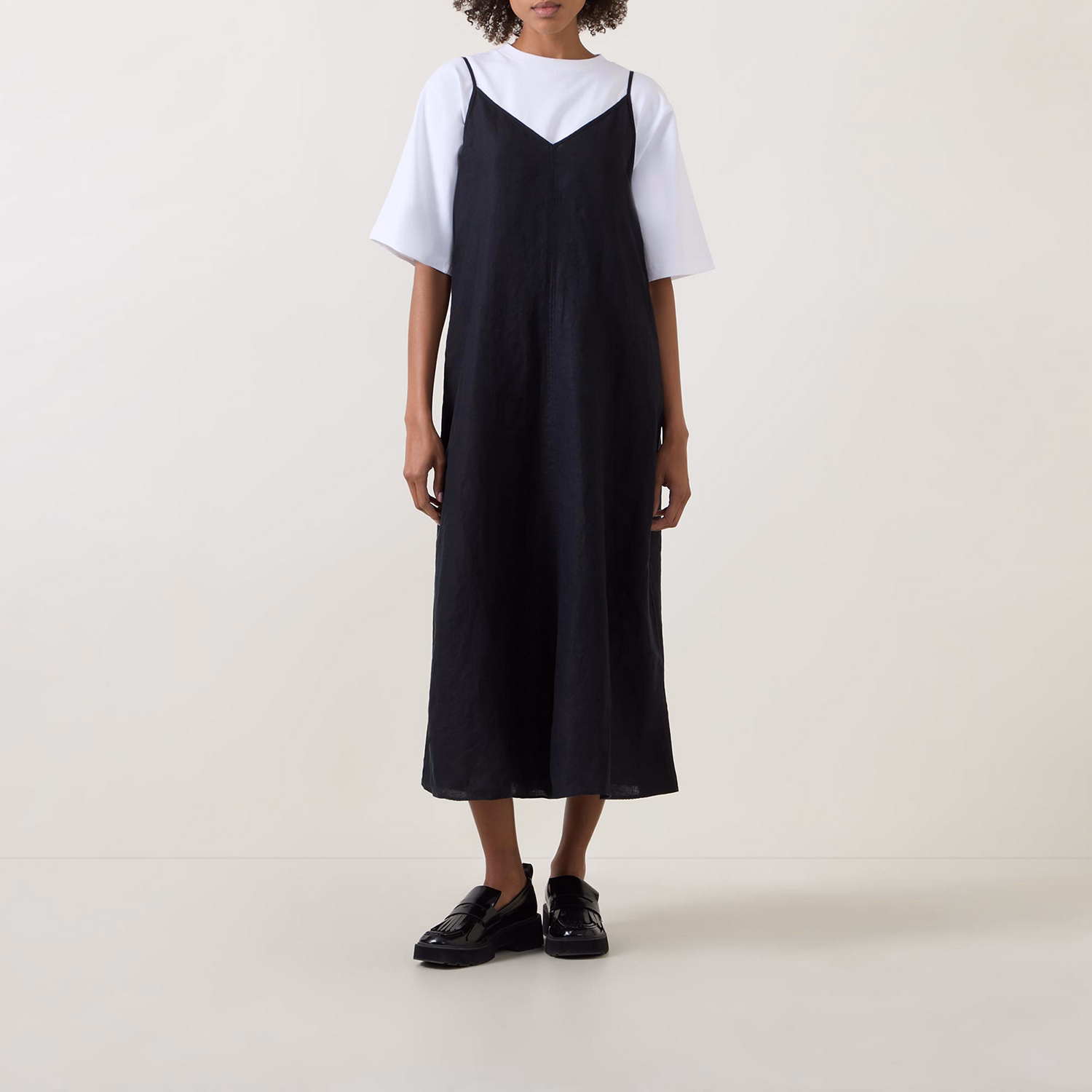 Linen Slip Dress