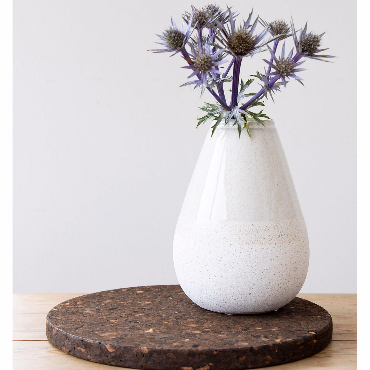 Smoked Cork Round Trivet