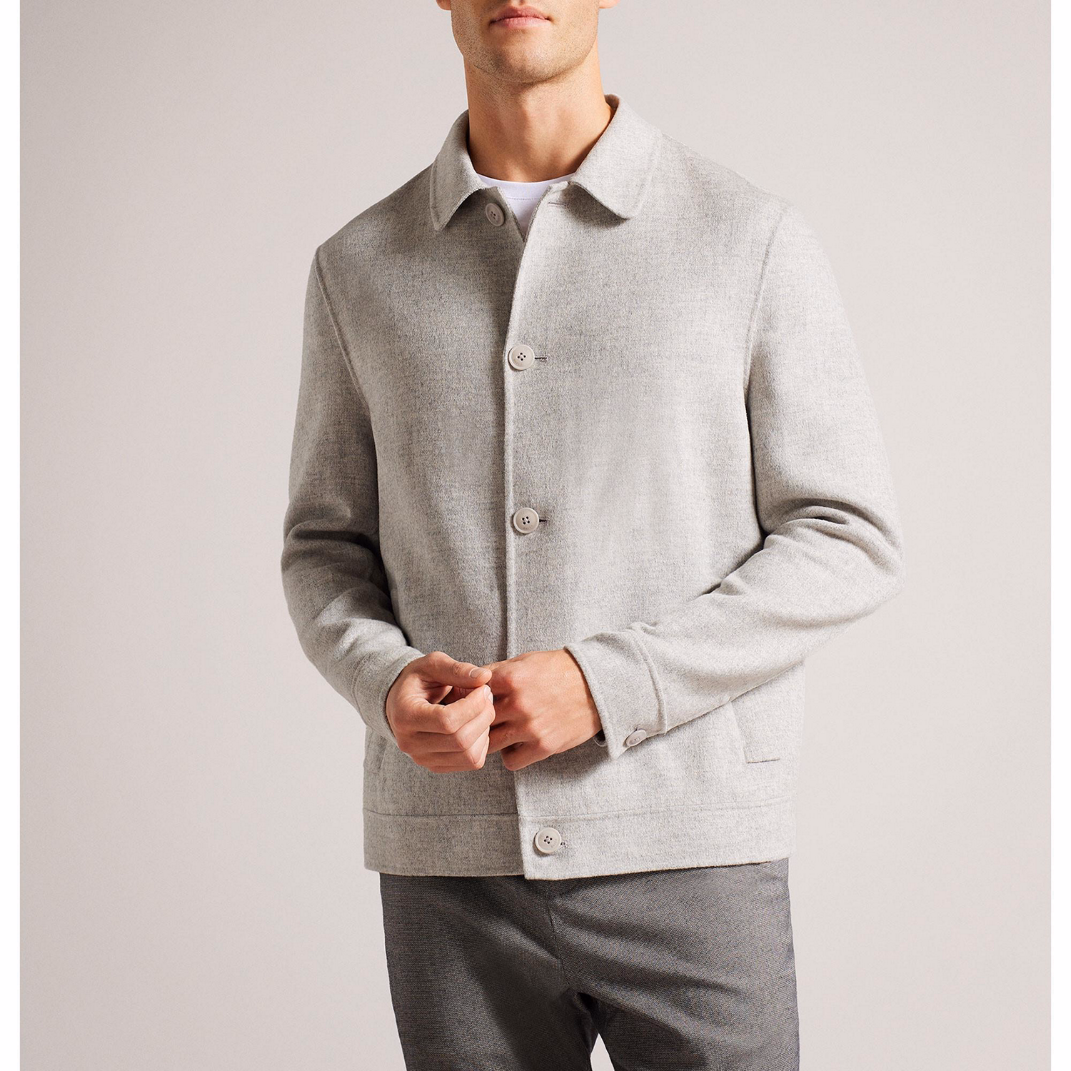 Wool Collared Jacket