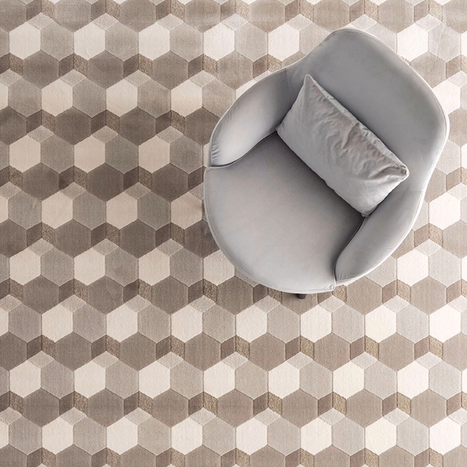 Cementino Rug 200x300cm Various Shades of Beige