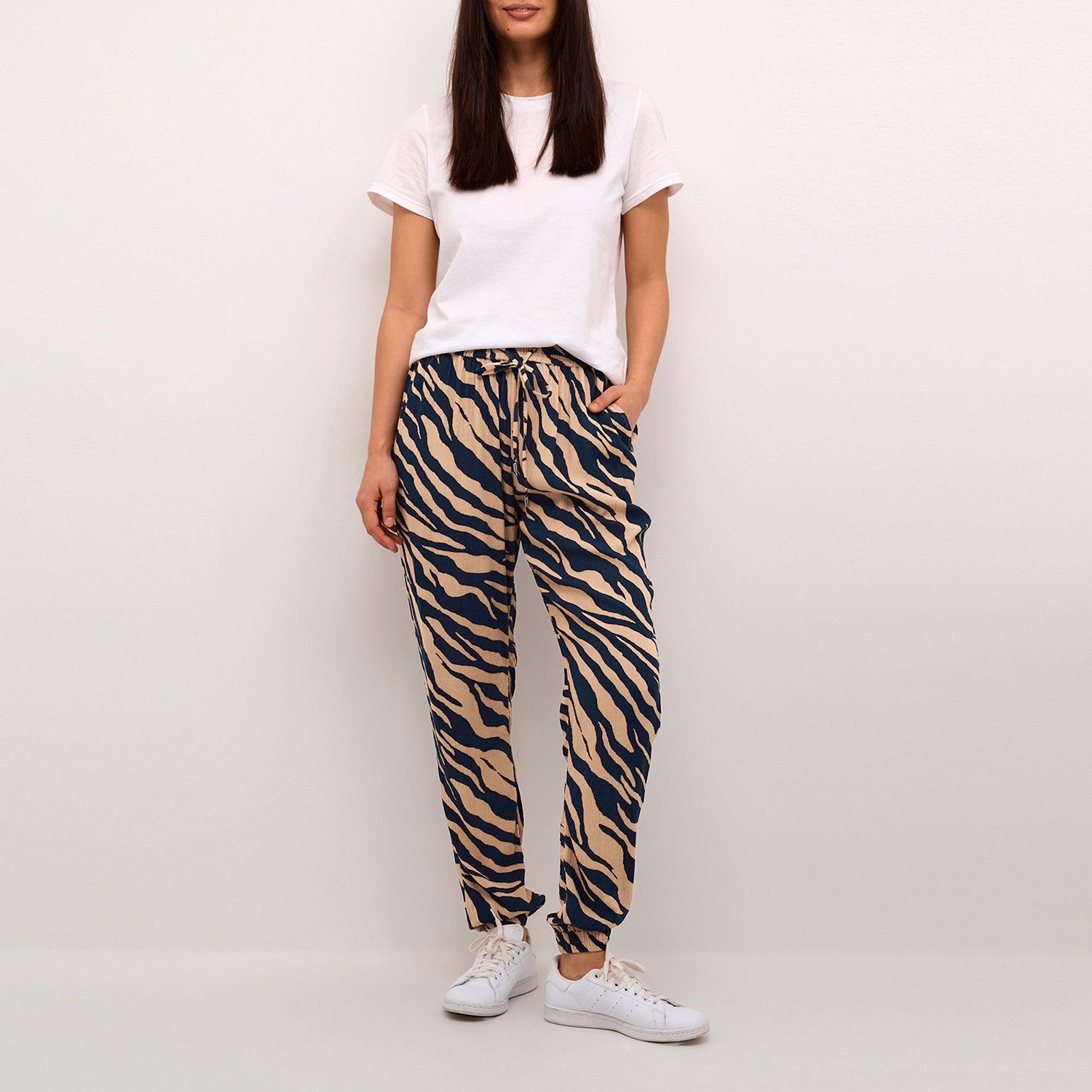 Marita Printed Casual Trousers