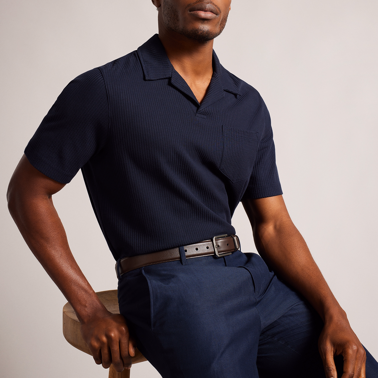 Wizerd Double Keeper Leather Belt