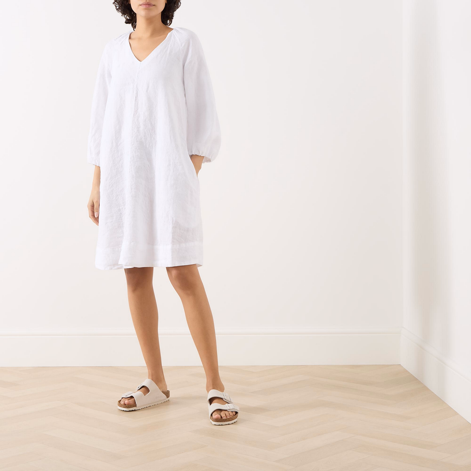 Linen Shift Dress