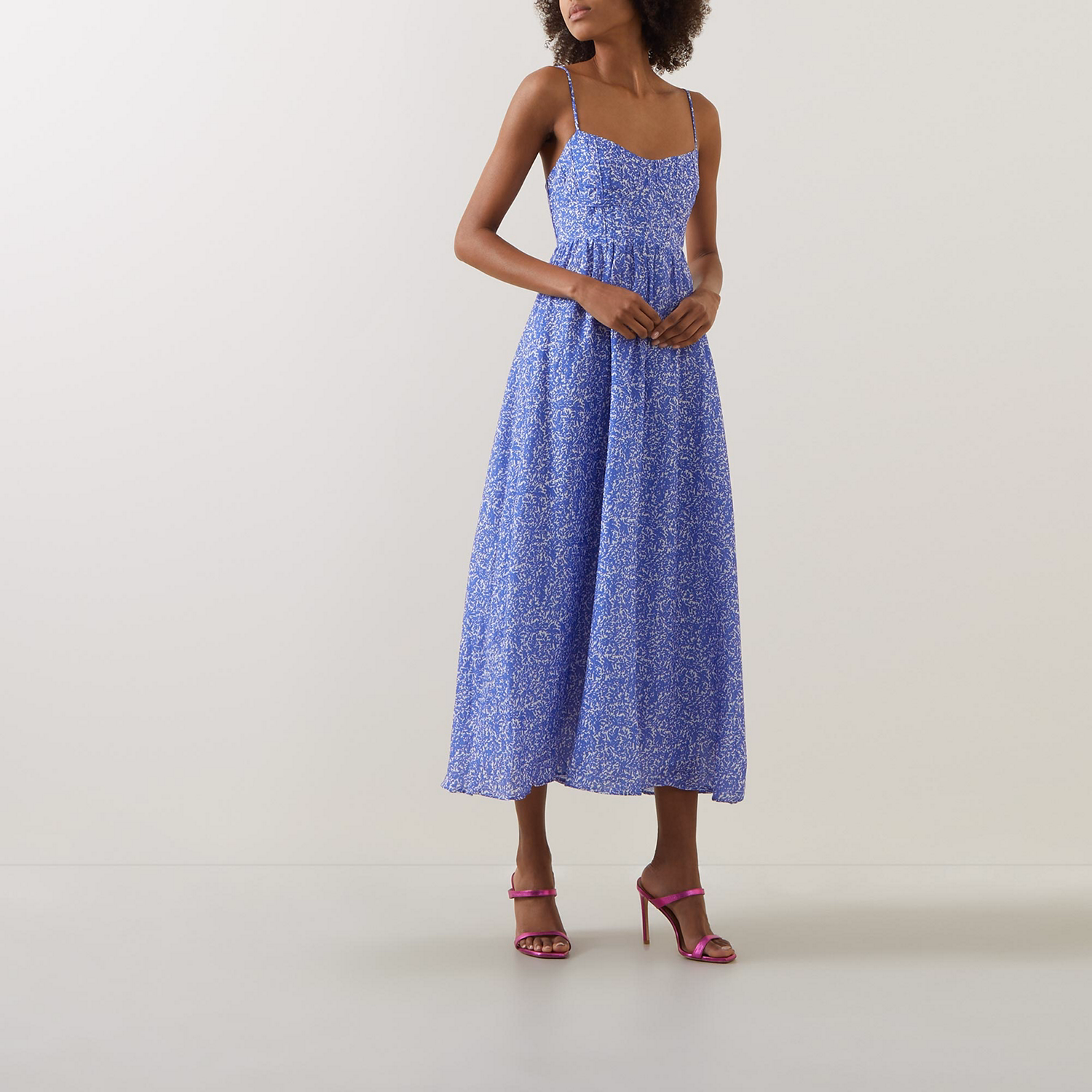 Milika Printed Flared Dress