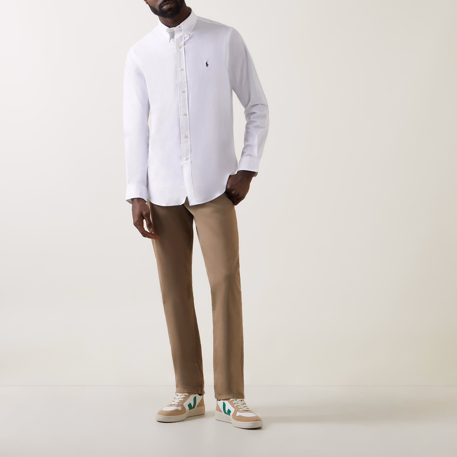 Solid Poplin Casual Shirt