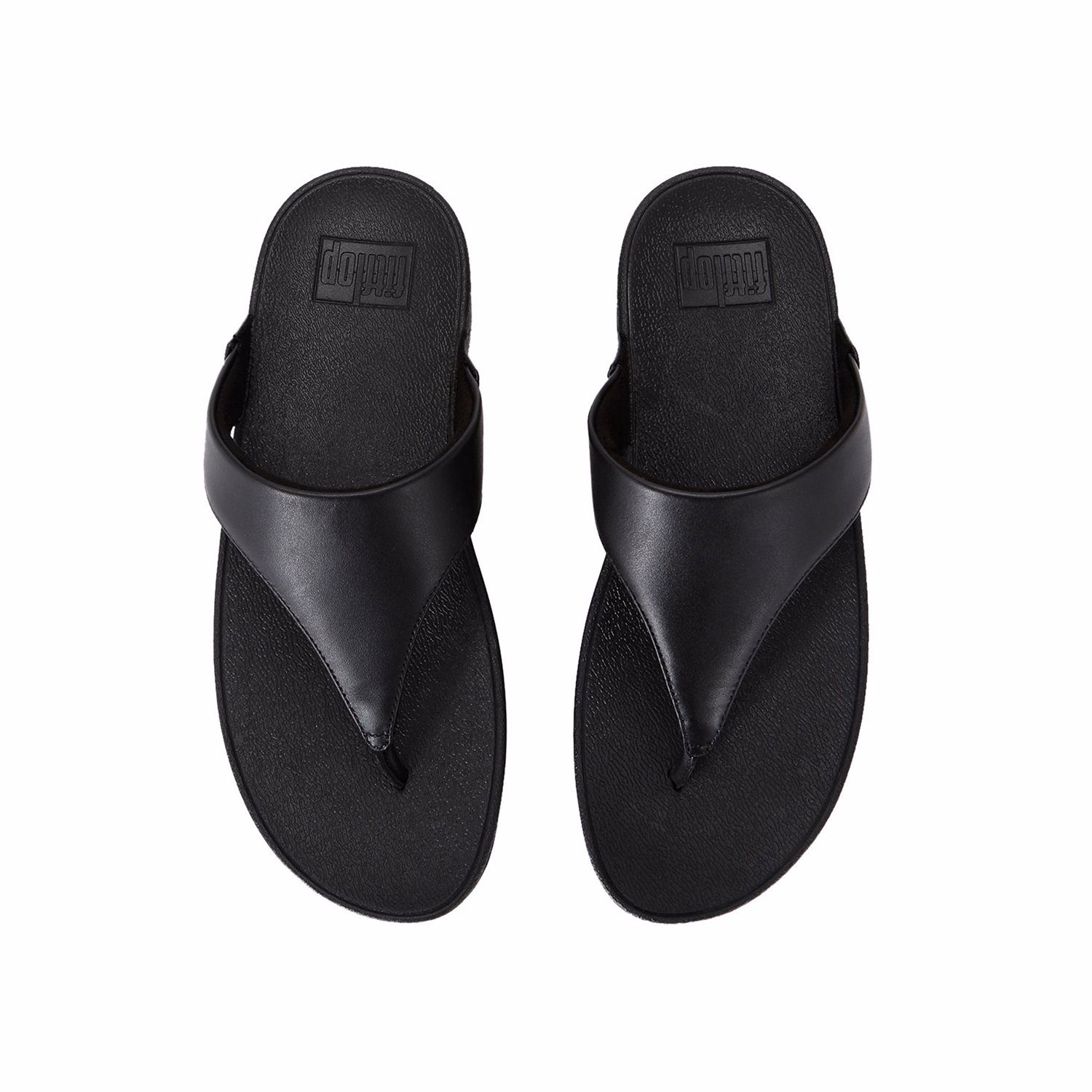 Lulu Leather Toe-Post Sandals