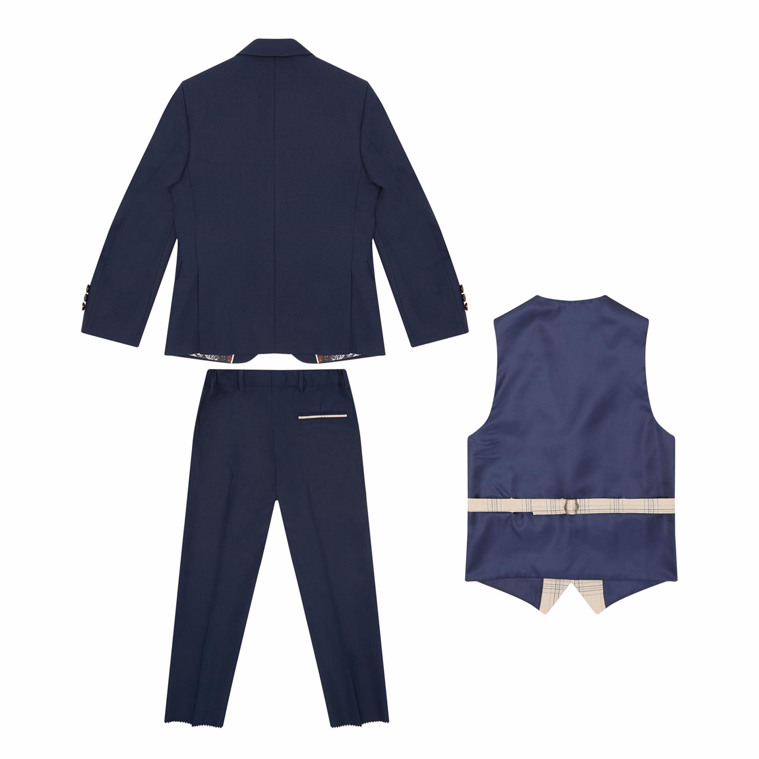 Three-Piece Check Suit