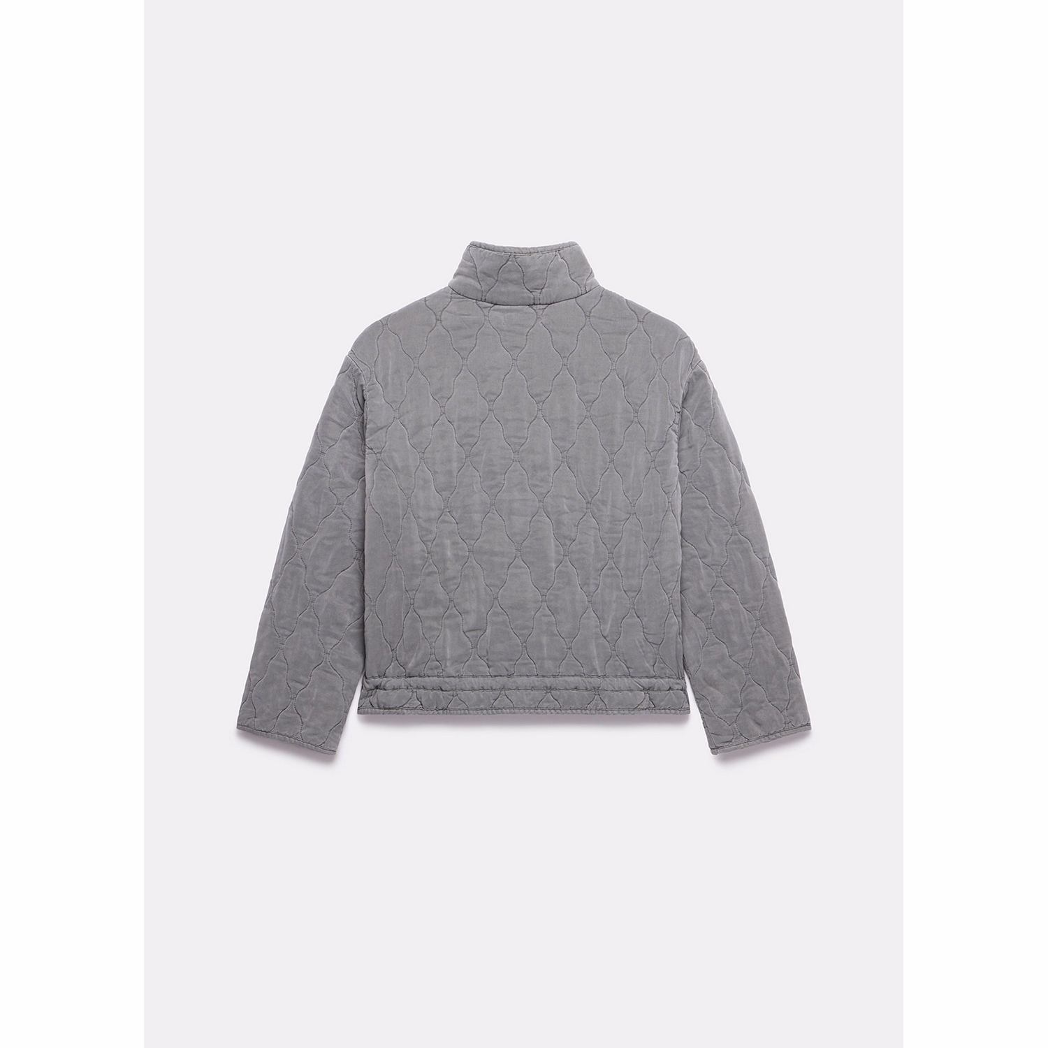 Drawstring Quilted Jacket