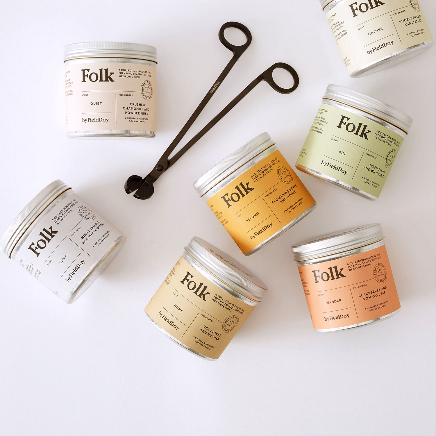 Quiet Folk Candle Tin