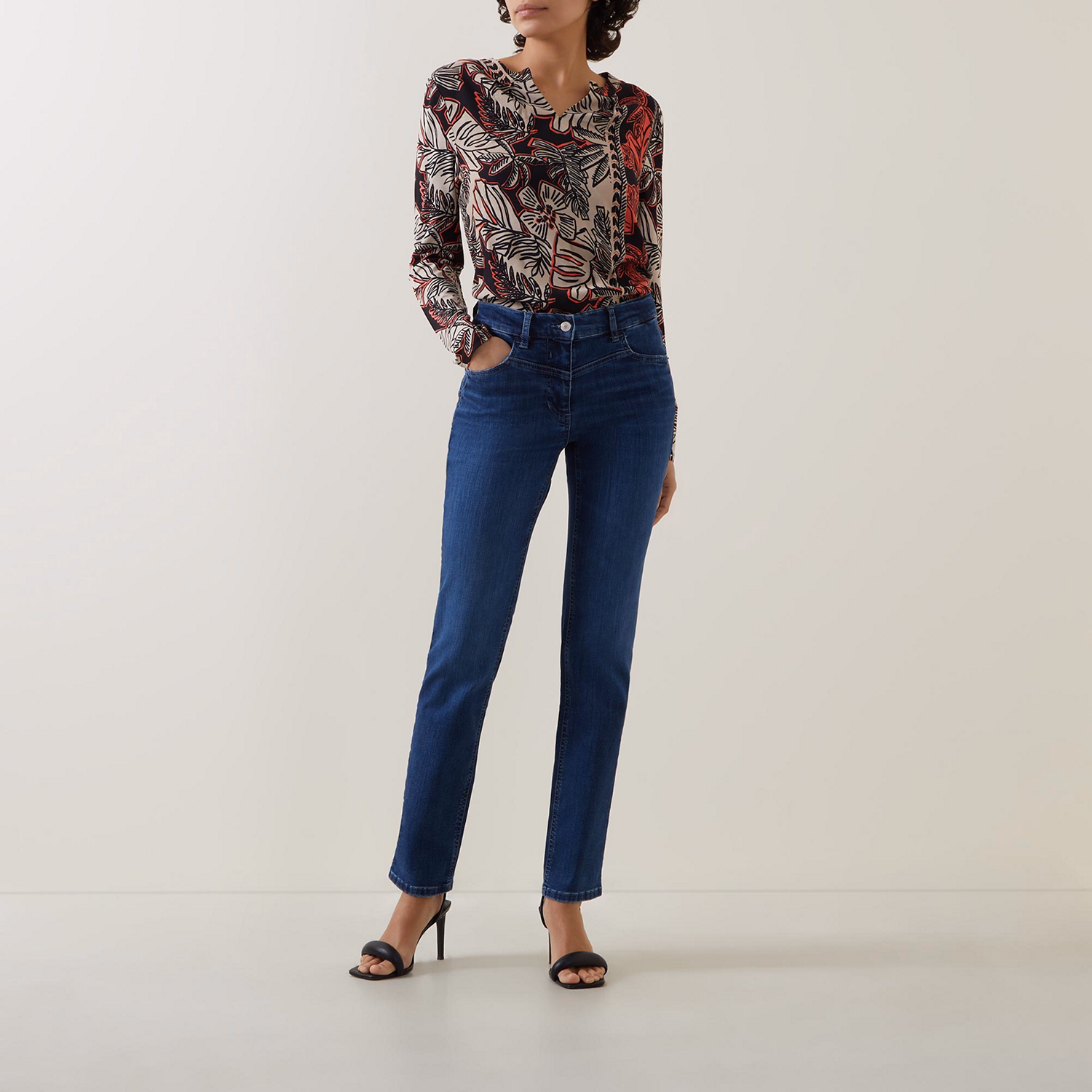 Mid-Rise Slim Fit Jeans