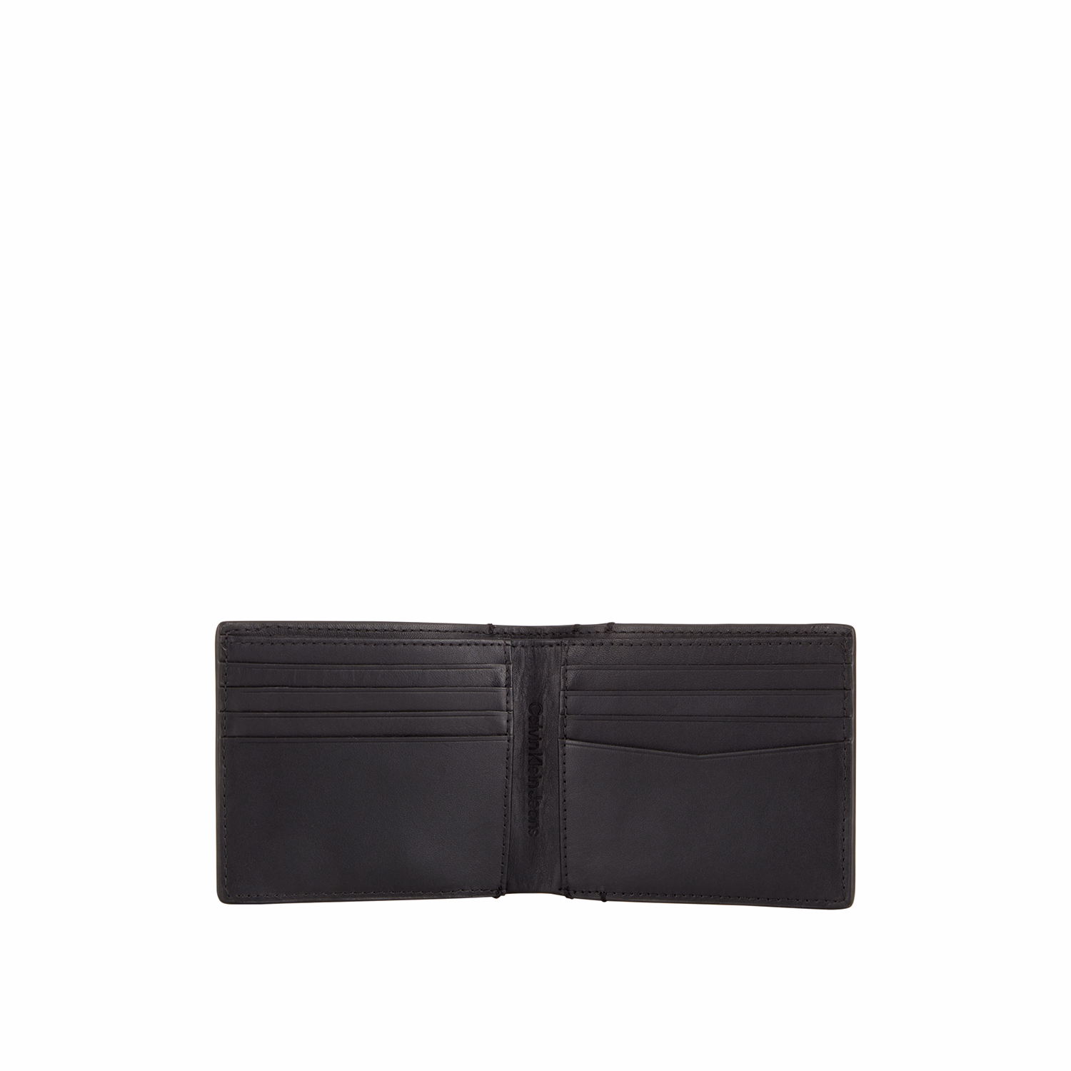 Logo-Plaque Leather Wallet