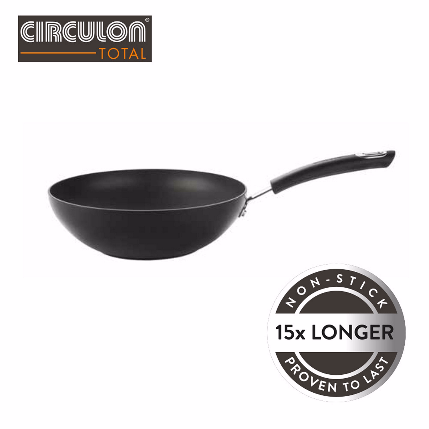 Total Hard Anodized Stir-fry Pan 26cm