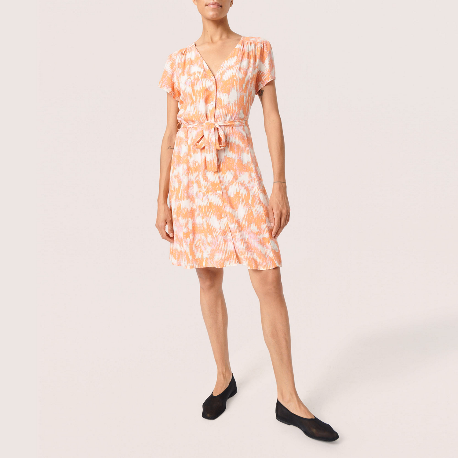 Dusine Printed Shirt Dress