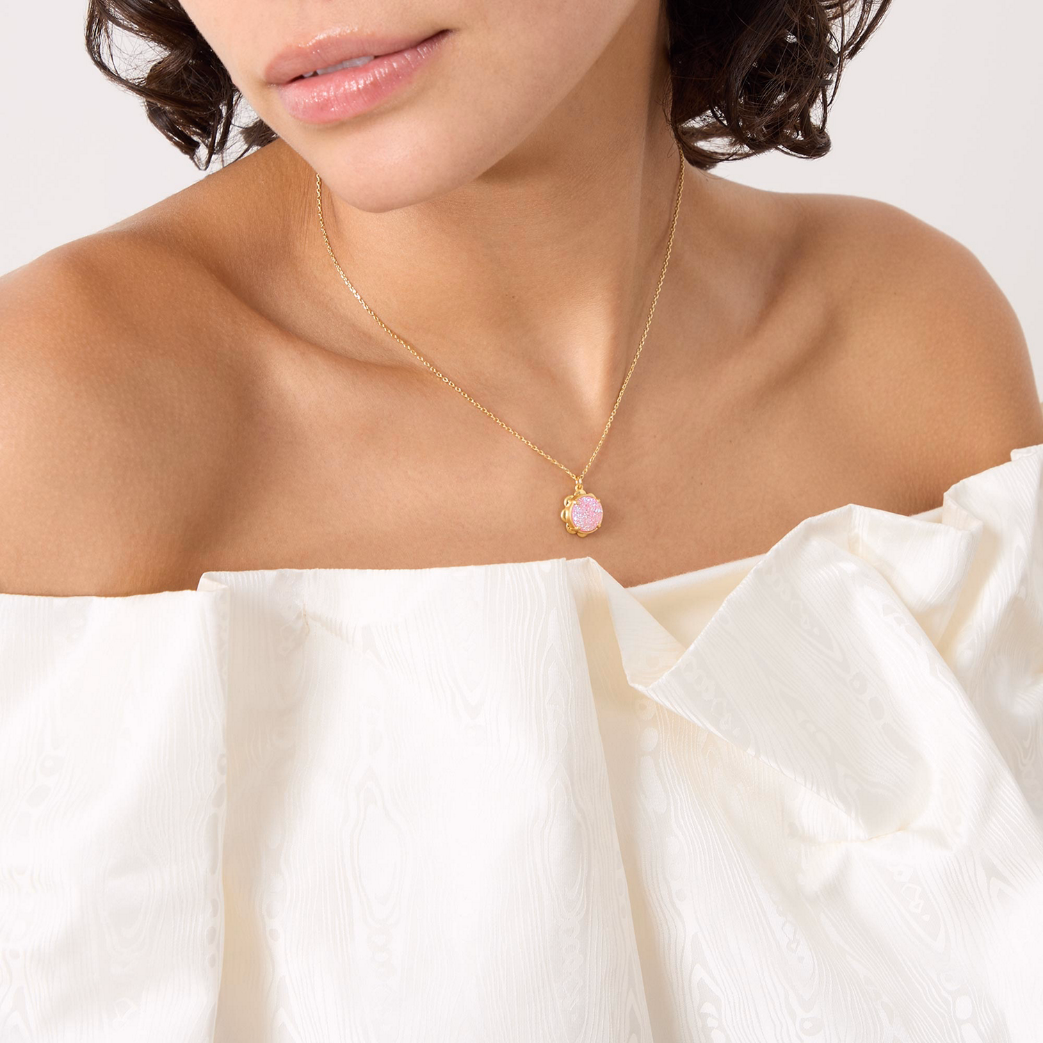 Glam Gem Pendant Necklace