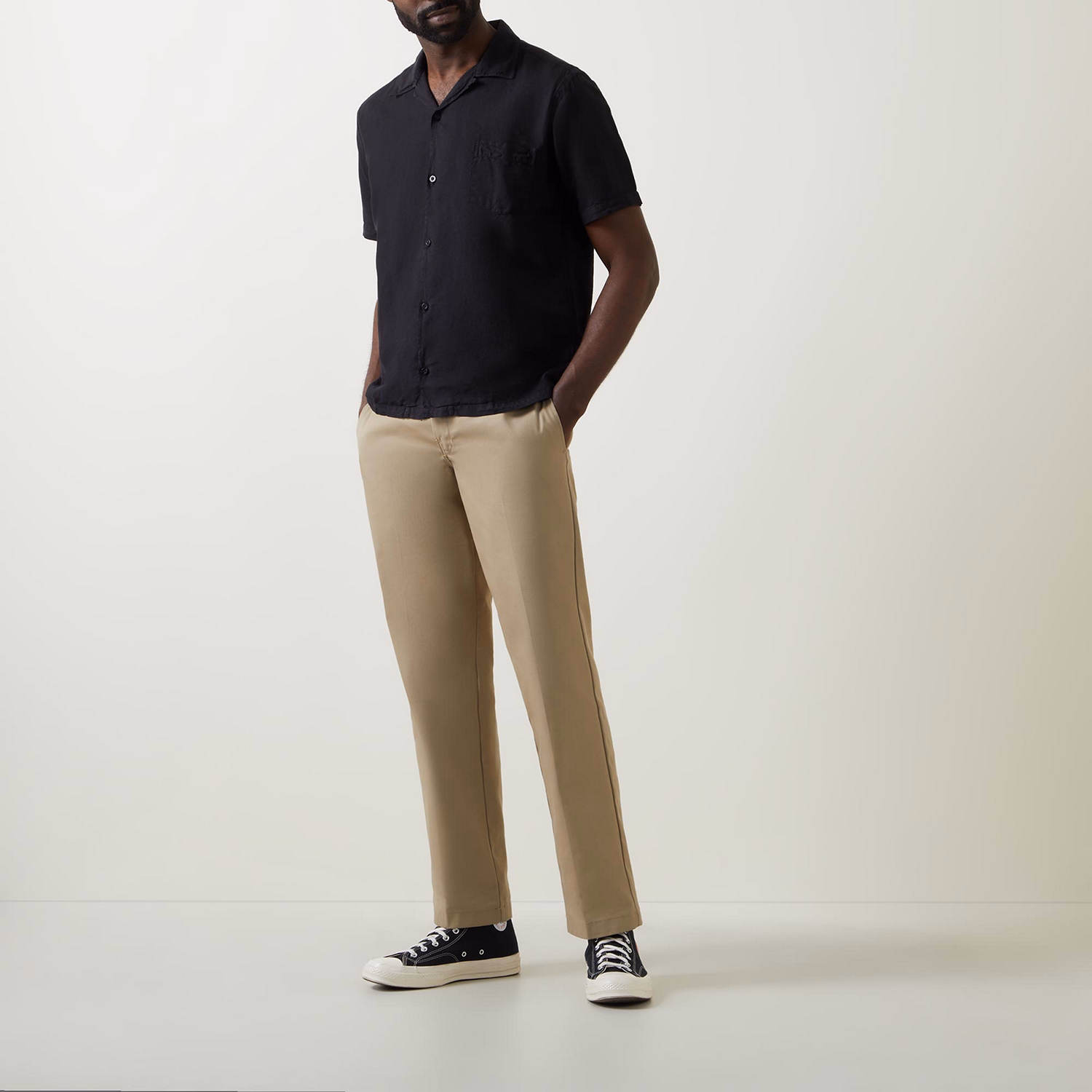 Slim Fit Bowling Shirt