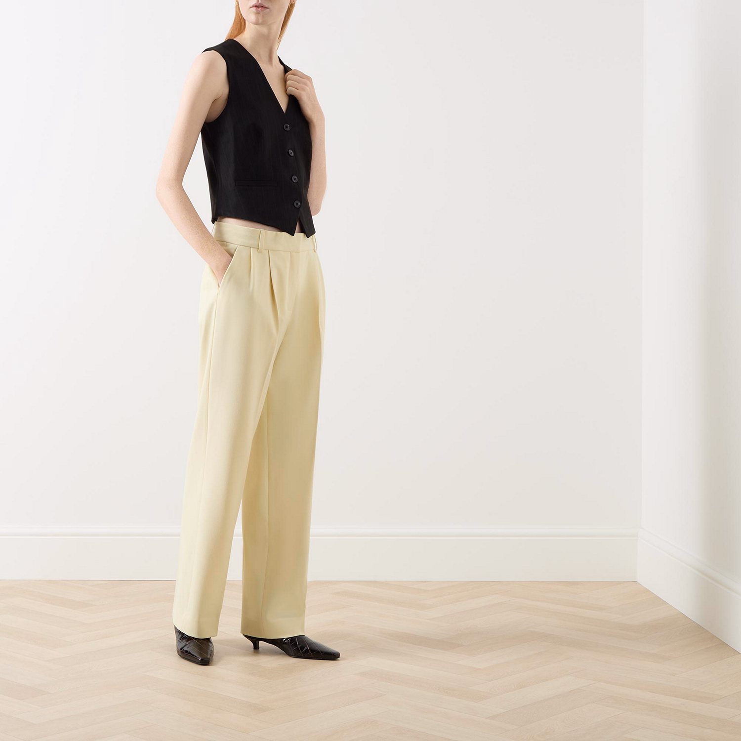 Ramona Pinstripe Vest