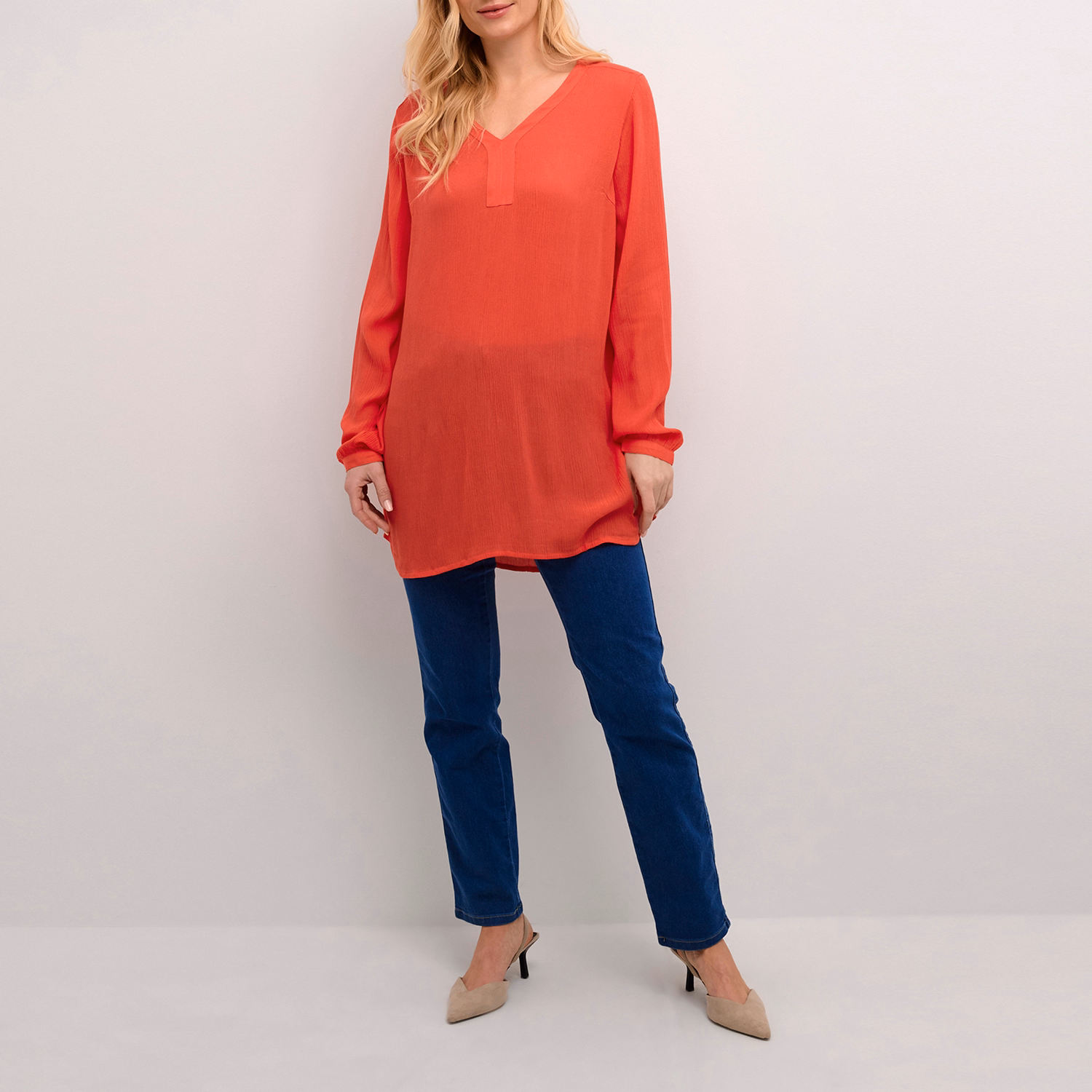 Amber Solid Tunic
