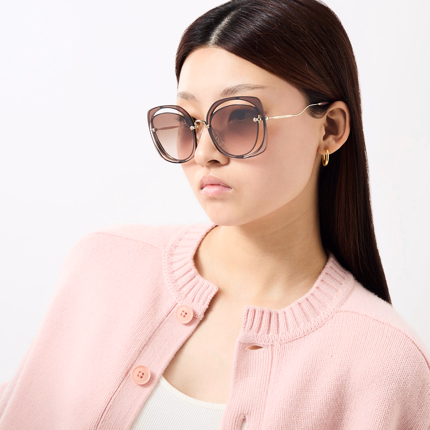 MU 54SS Irregular Sunglasses