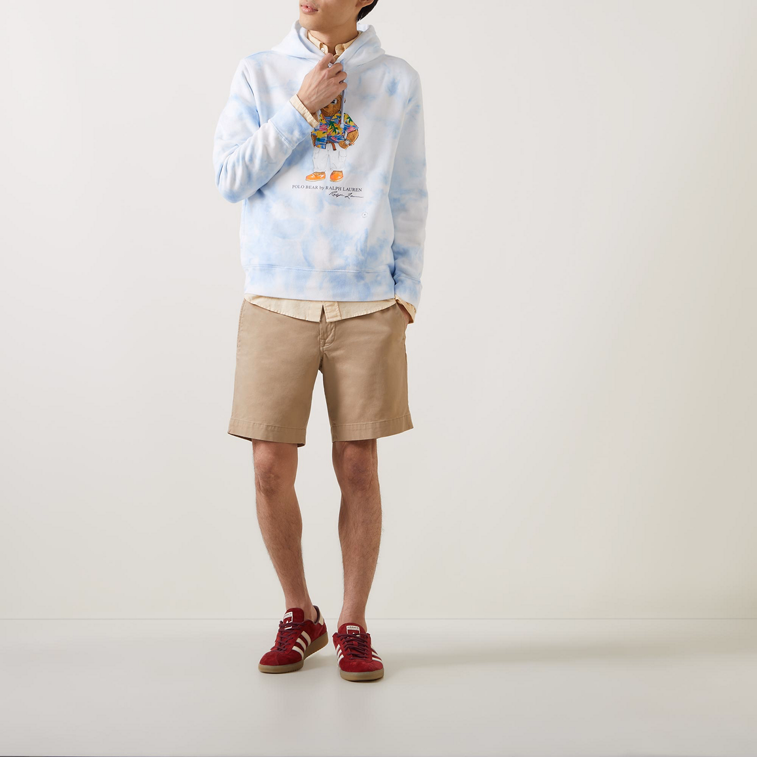 Club 55 Bear Drawstring Hoodie