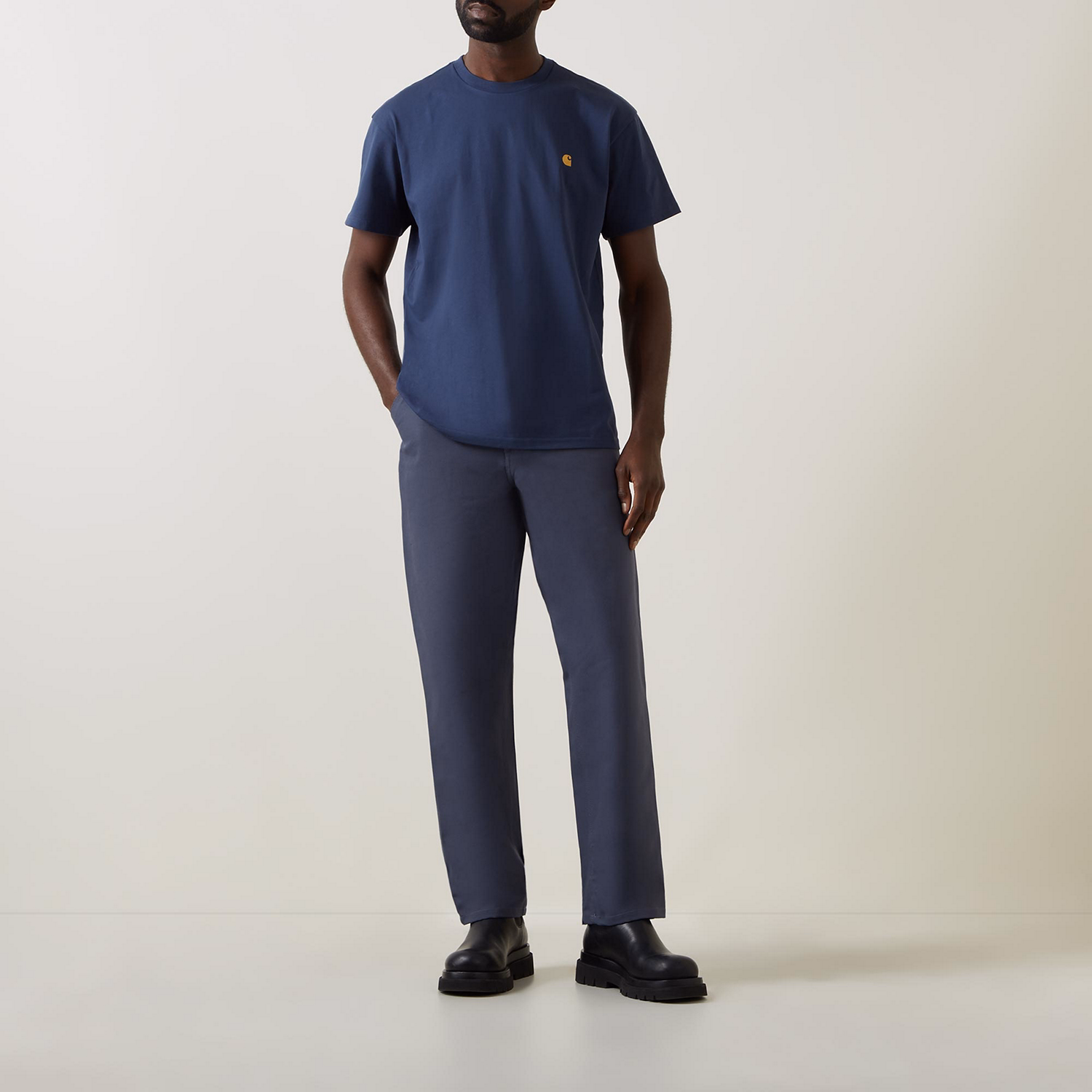 Single Knee Casual Trousers