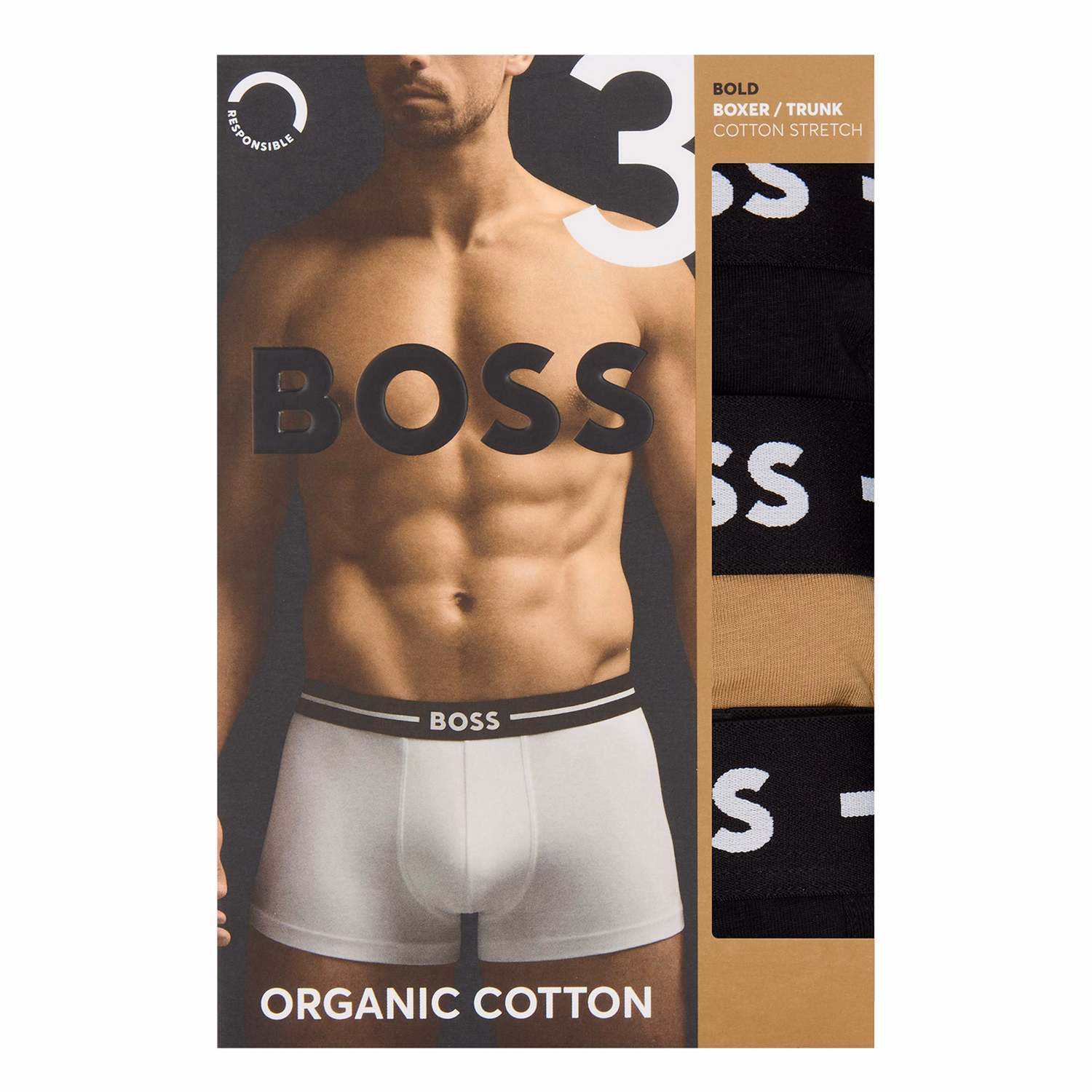 Three-Pack Logo Boxers