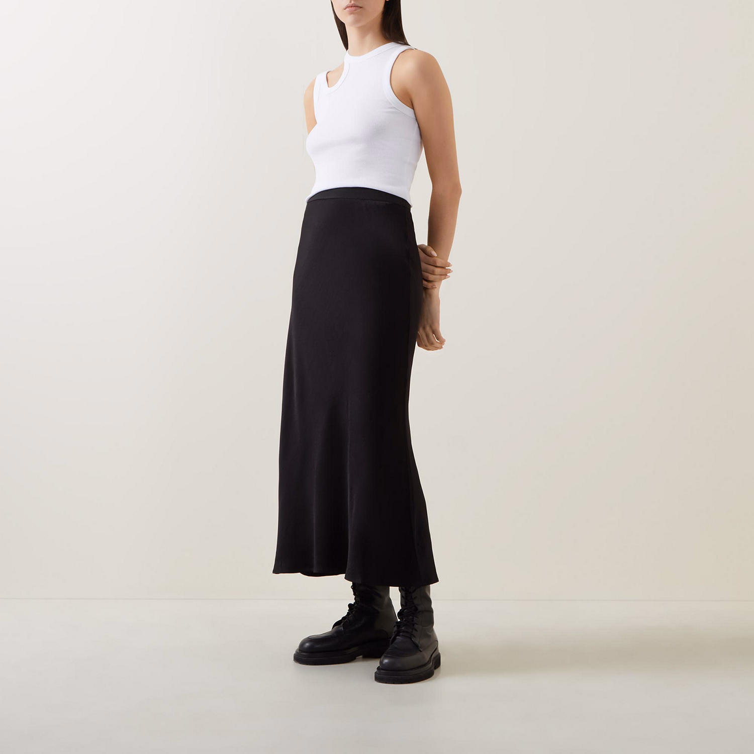 Cleo High-Rise Flared Skirt