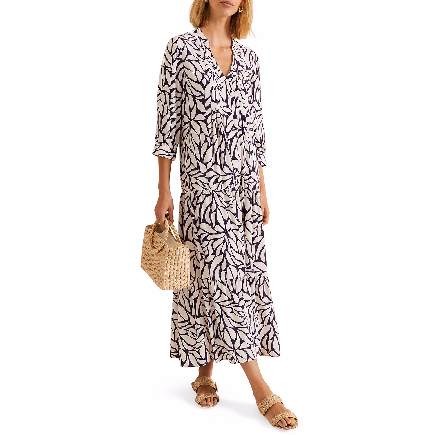 Penele Geometric Print Dress