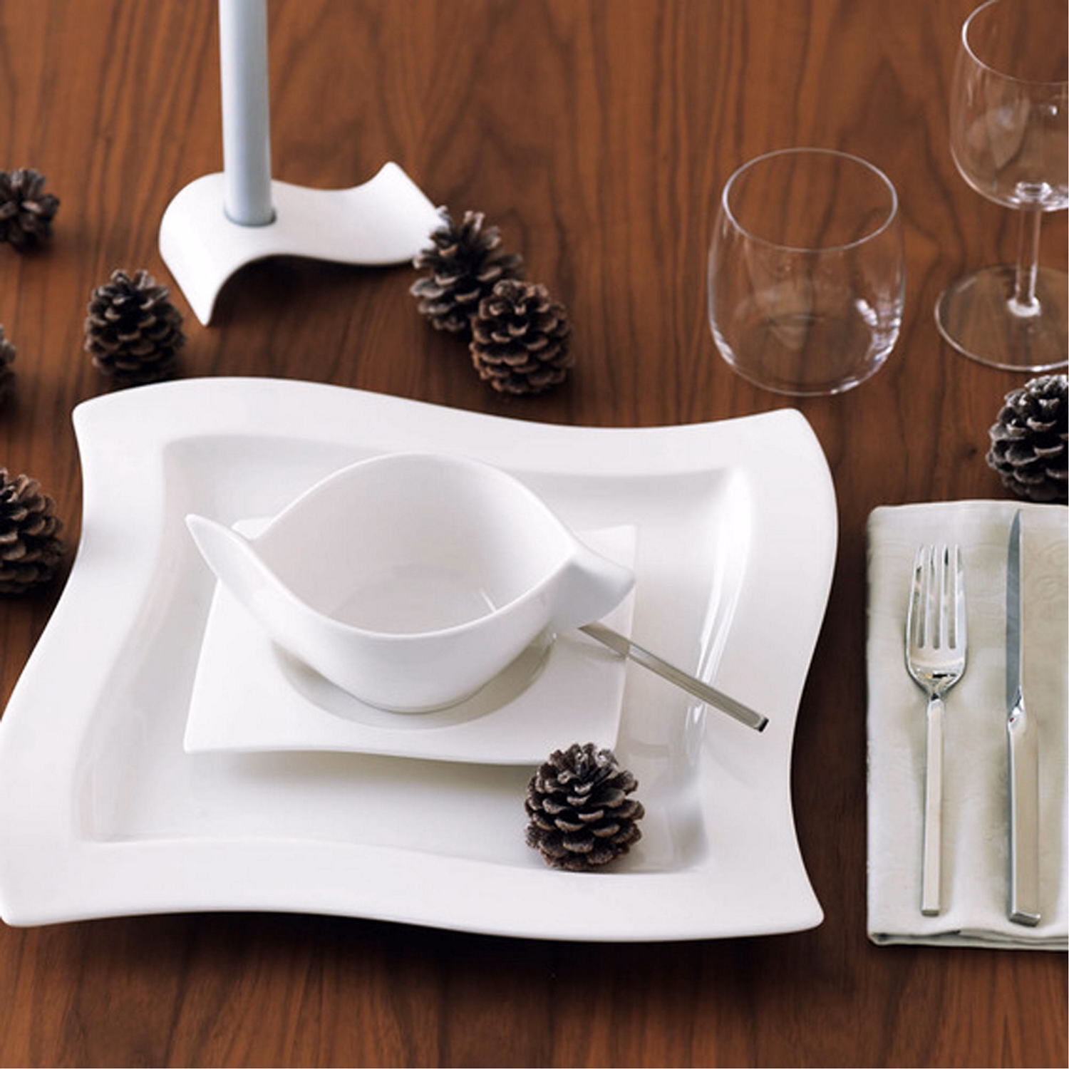 New Wave Soup Cup Saucer 15cm