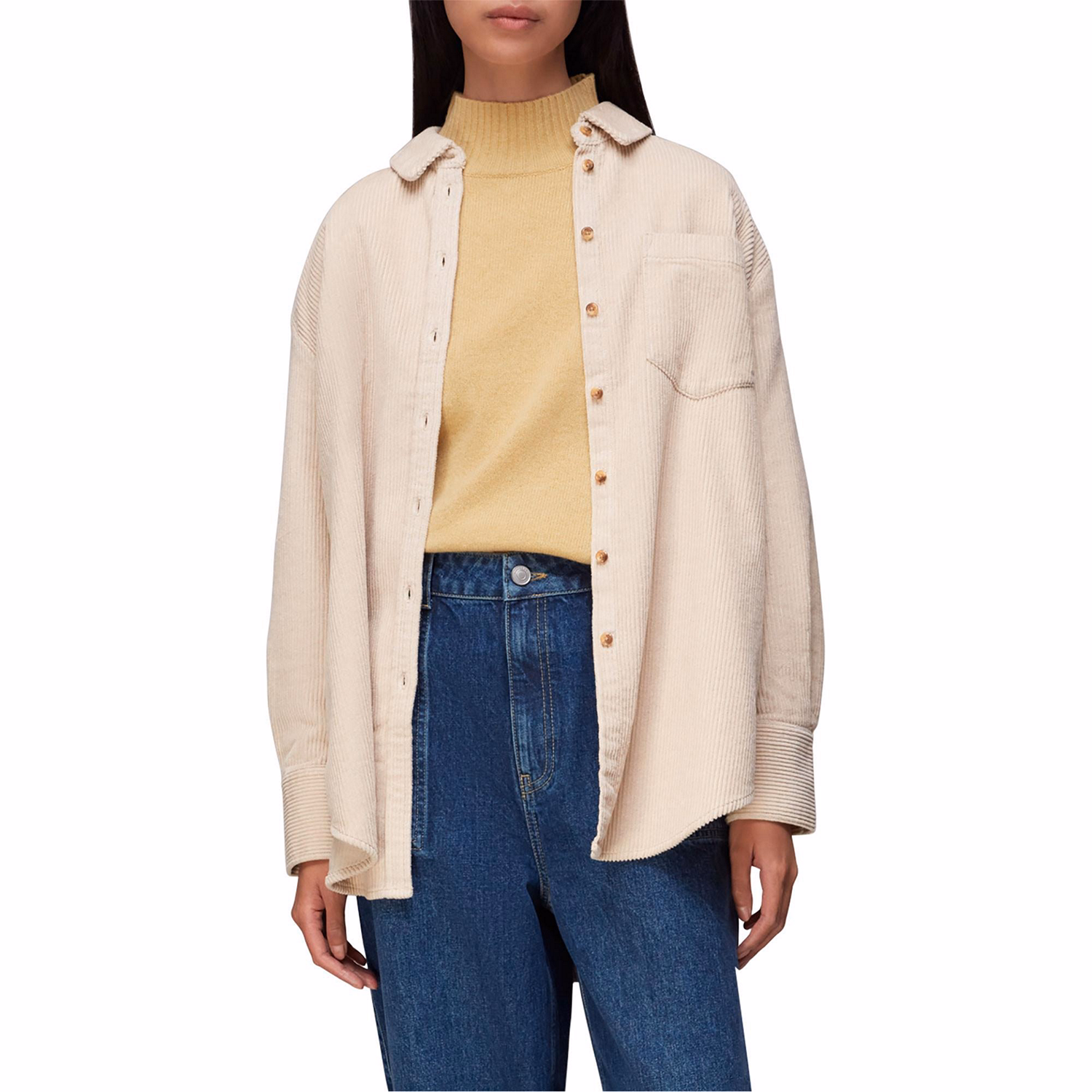 Lucie Corduroy Oversized Shirt