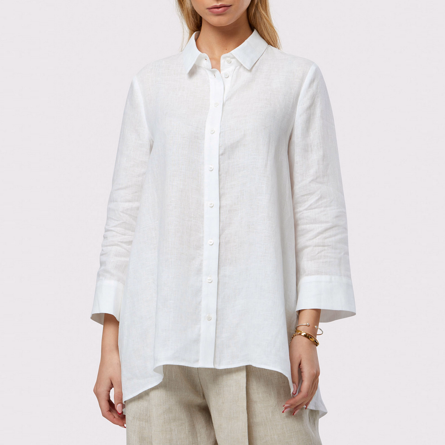 Beatriz Single-Cuff Shirt