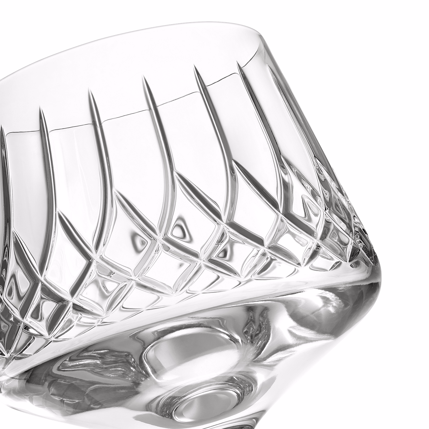 Set of Two Lismore Arcus Wine Glasses 14oz