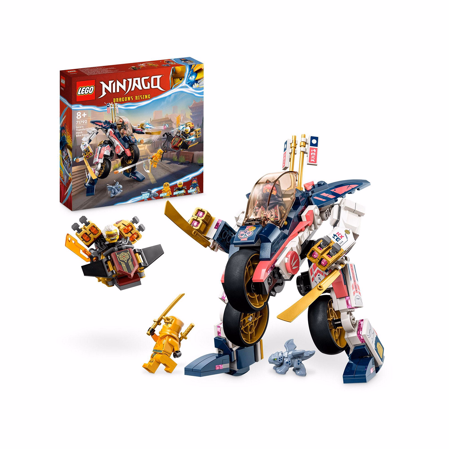 Sora's Transforming Mech Bike Racer