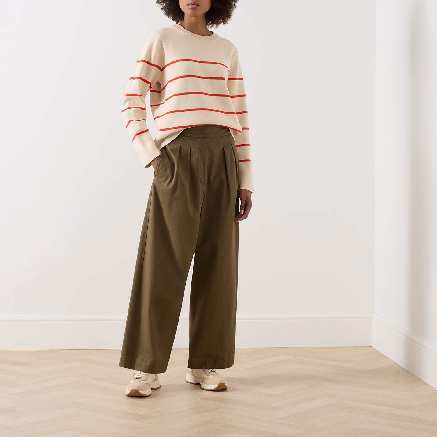 Liva Fine-Striped Sweatshirt