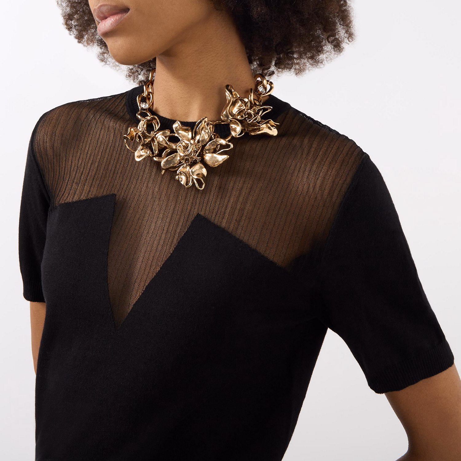 Elettra Chunky Flower Necklace