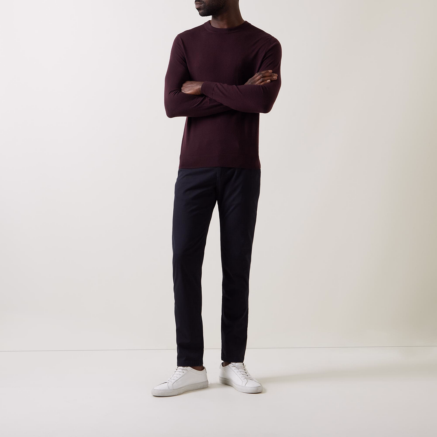 Satin Stretch Chinos