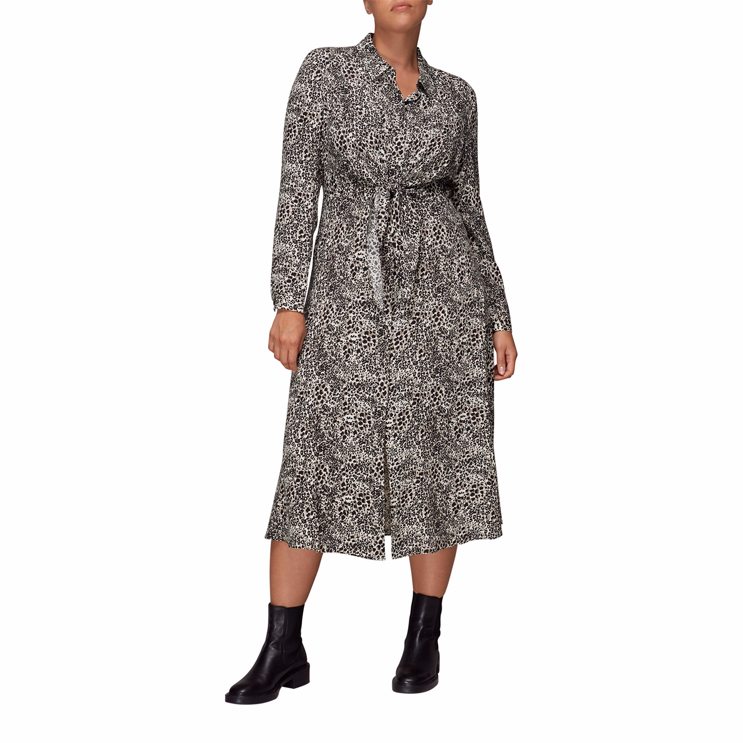 Micro Animal Print Heidi Dress