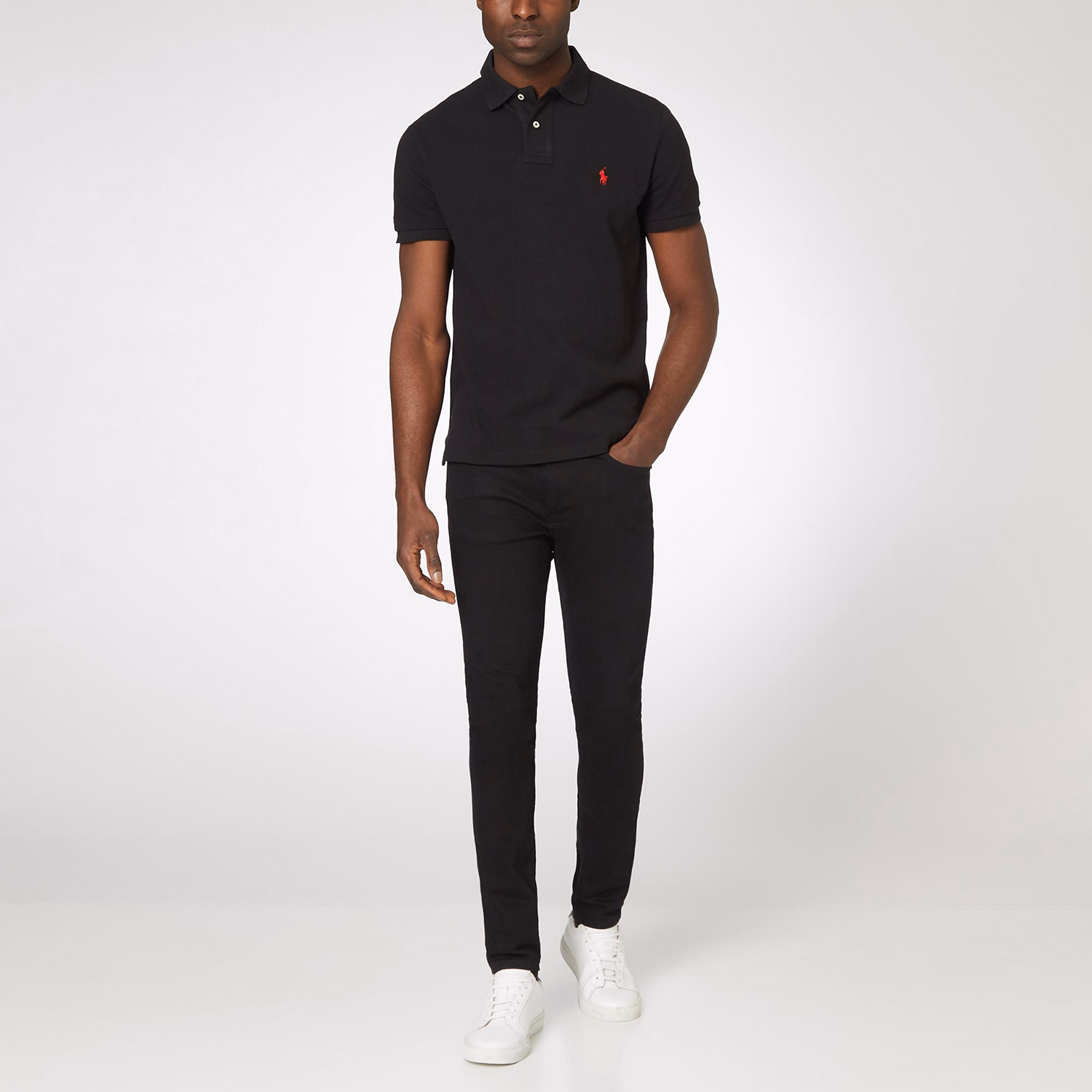 Embroidered Logo Polo Shirt