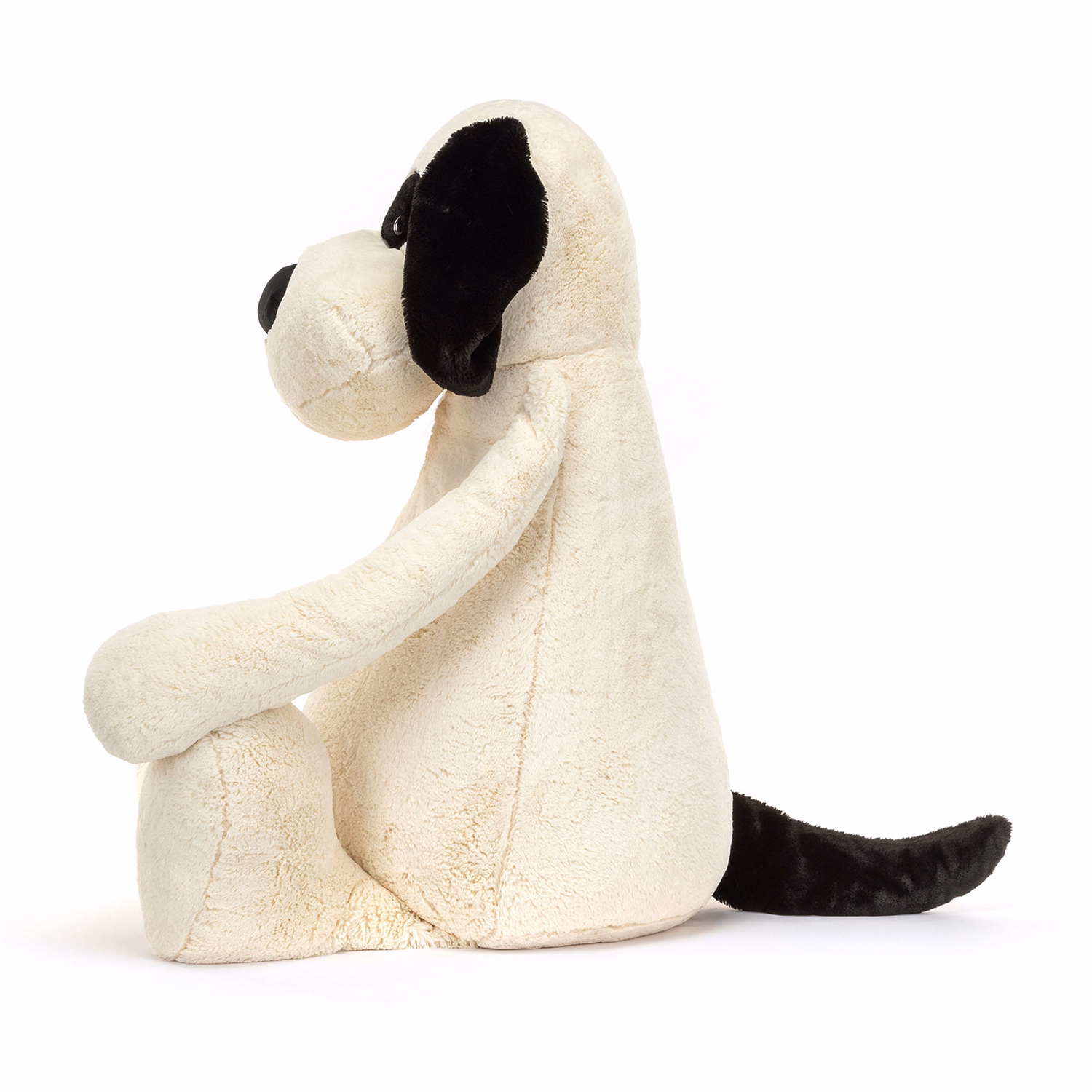Bashful Puppy Black & Cream 138cm